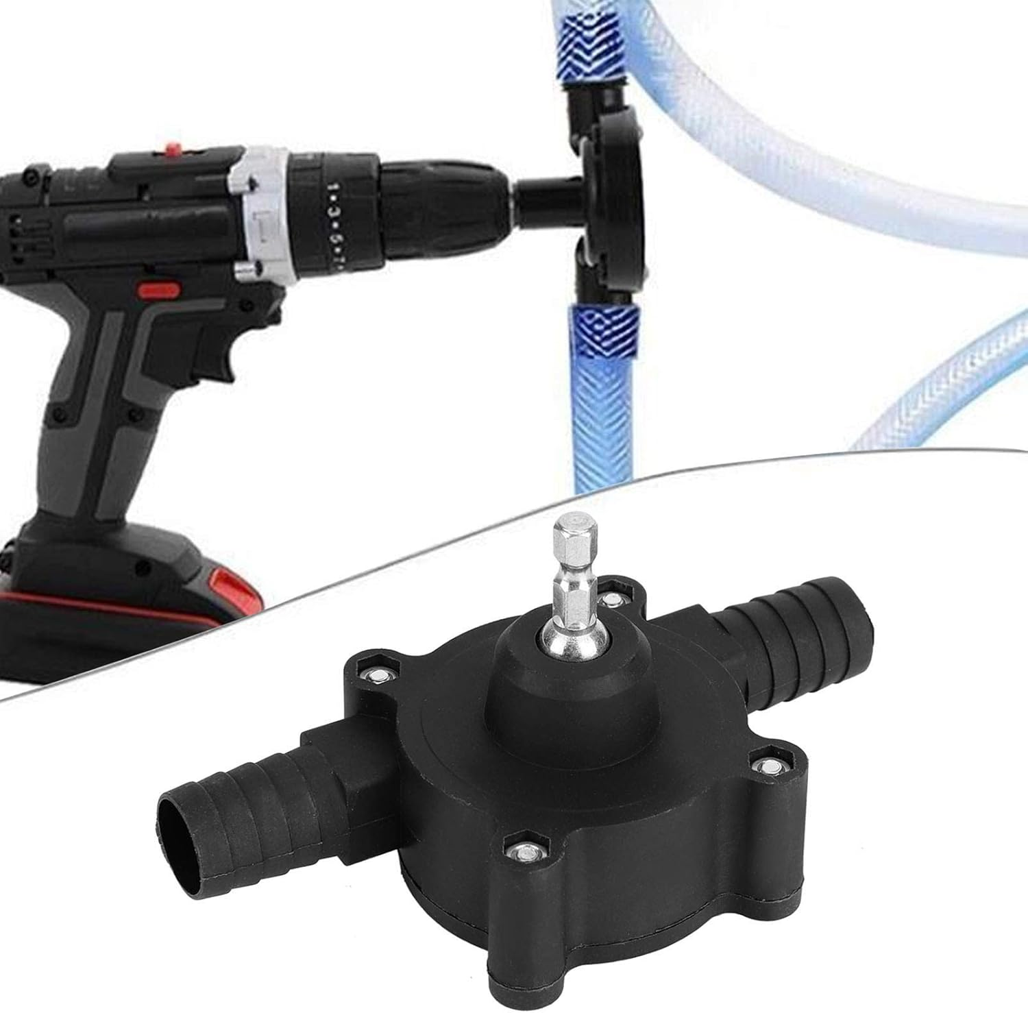 Mini Water Pump, Self Priming Electric Drill Pumps, Household Small Pump for Oil Fluid Transfer Garden Tools image number 3