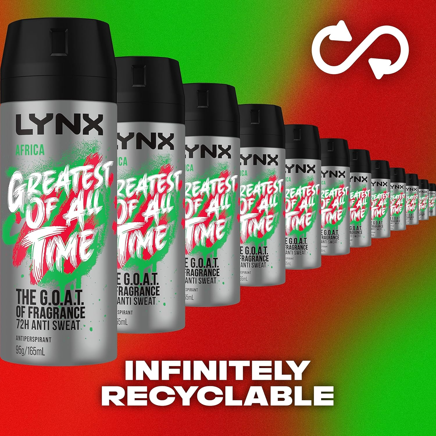 Lynx Africa Anti-Perspirant Deodorant, 165 Ml image number 1