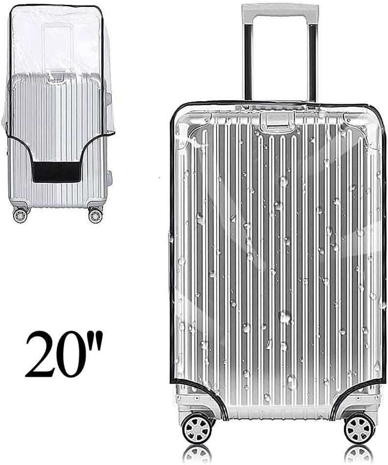 20" PVC Travel Luggage Suitcase Case Cover Waterproof Luggage Protective Cover image number 1