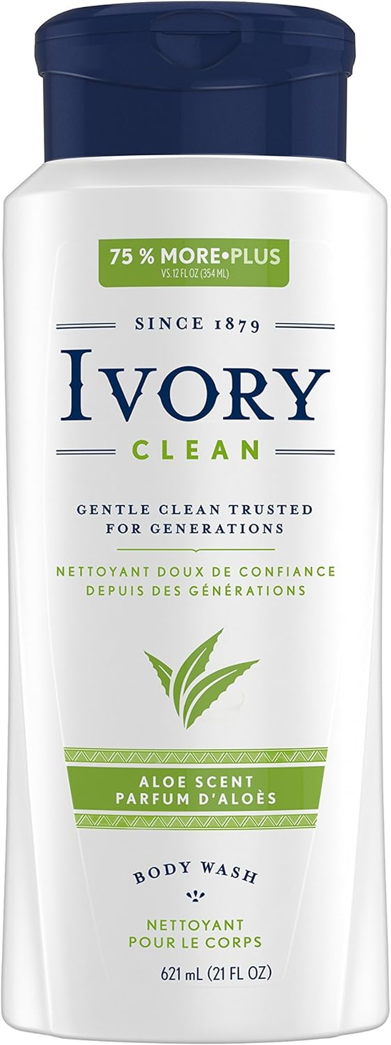 Ivory Aloe Scented Body Wash, 620Ml image number 2