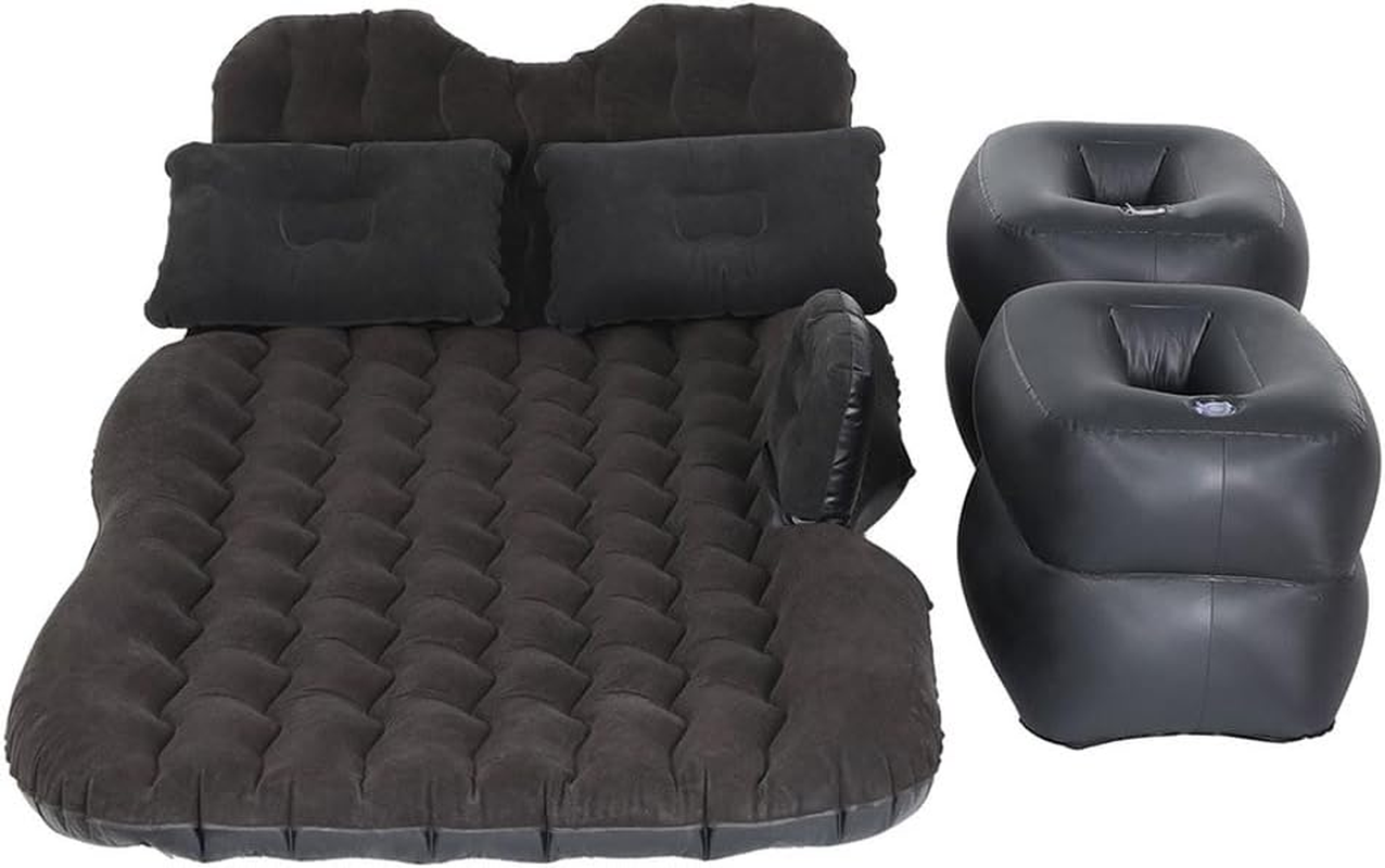 Weisshorn SUV Car Air Mattress, 176 X 80Cm Inflatable Bed Folding Foldable Mattresses Back Seat, Portable Outdoor Camping Travel Chair with Carry Bag and 2 Pillows Charcoal image number 5