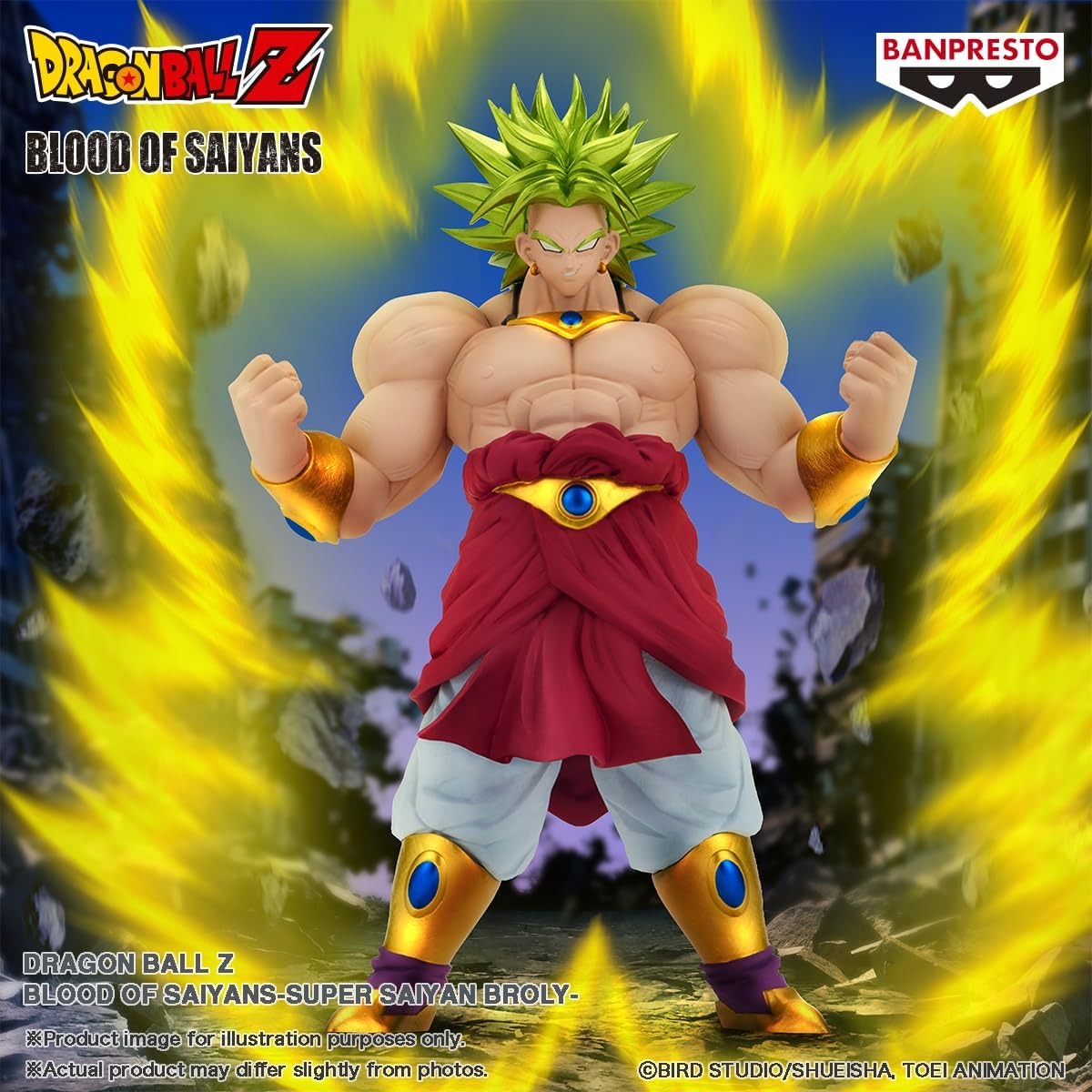 BANPRESTO Dragon Ball Z Blood of Saiyans - Super Saiyan Broly image number 5