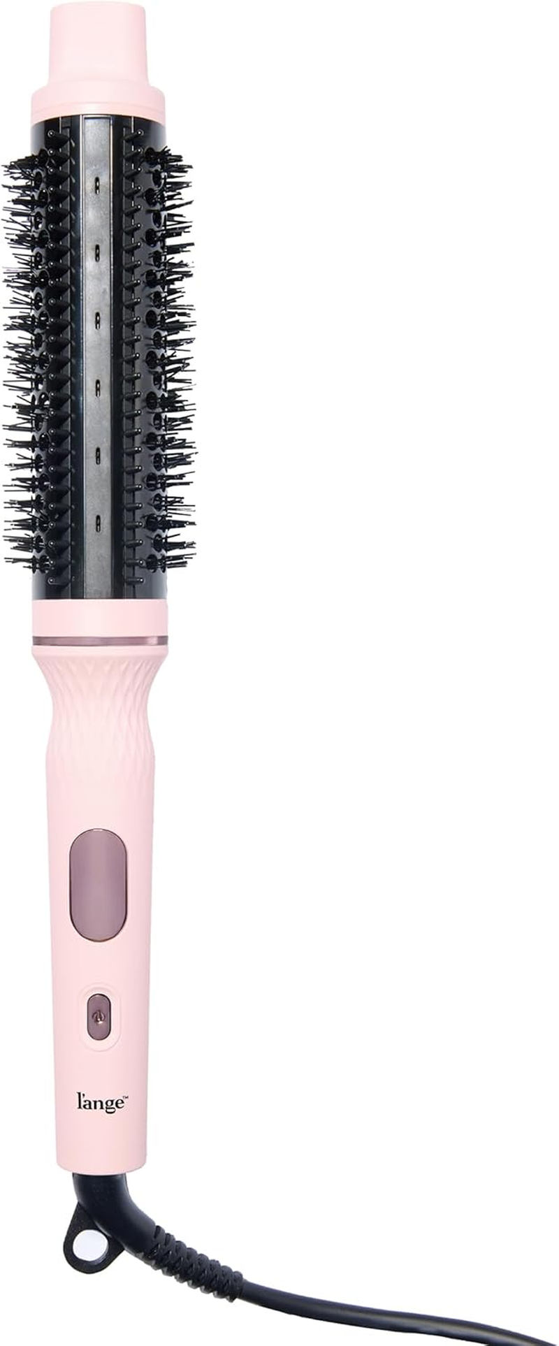 L'ANGE HAIR Glamwave Infrared Thermal Ionic Brush | 38Mm Heated round Thermal Brush for Volume and Curls | Reduces Frizz | Adds Shine | Smooth Styling Tool for All Hair Types (Blush) image number 4