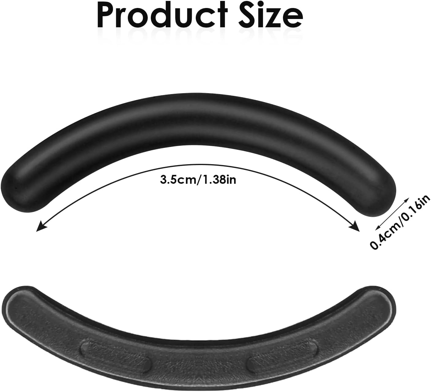 Sibba 50 Pieces Eyelash Curler Pads, Curler Refills Eyelash Refill Pads, Soft Curler Replacement Refills Pads for with Most Eyelash Curlers image number 6