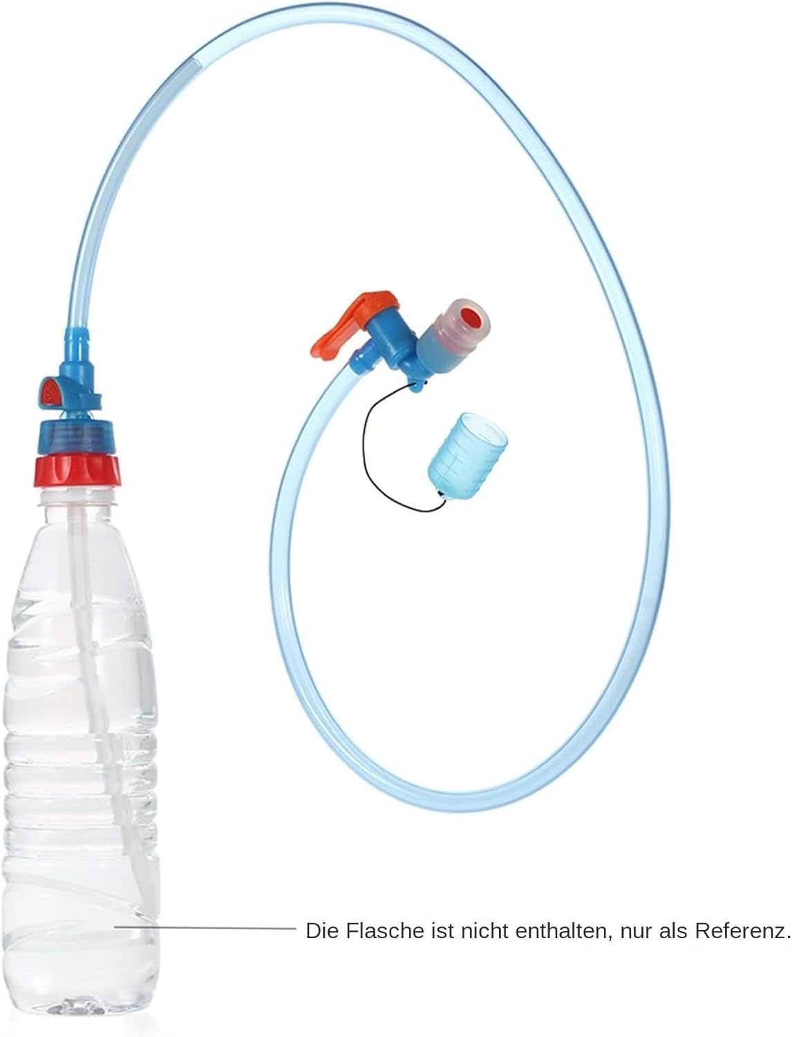 Leakproof Water Bladder - Hydration Tube for Hydration Pack | Hydration Tube, Portable Water Bottle Accessories for Hiking, Fishing, Climbing, Rafting, Camping, Outdoor Activities and Travel image number 4