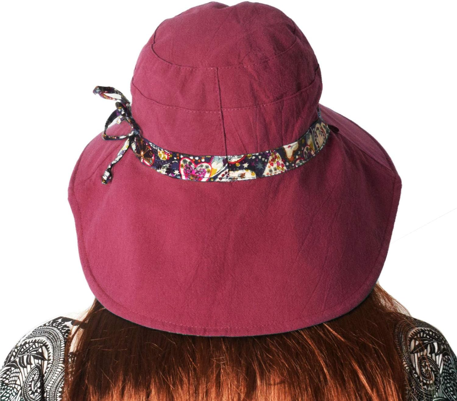 KXF Sun Hat for Women Wide Brim Summer Beach Hat with Chin Strap Foldable Bucket Hat for Travel Sun Protection - Beige image number 6