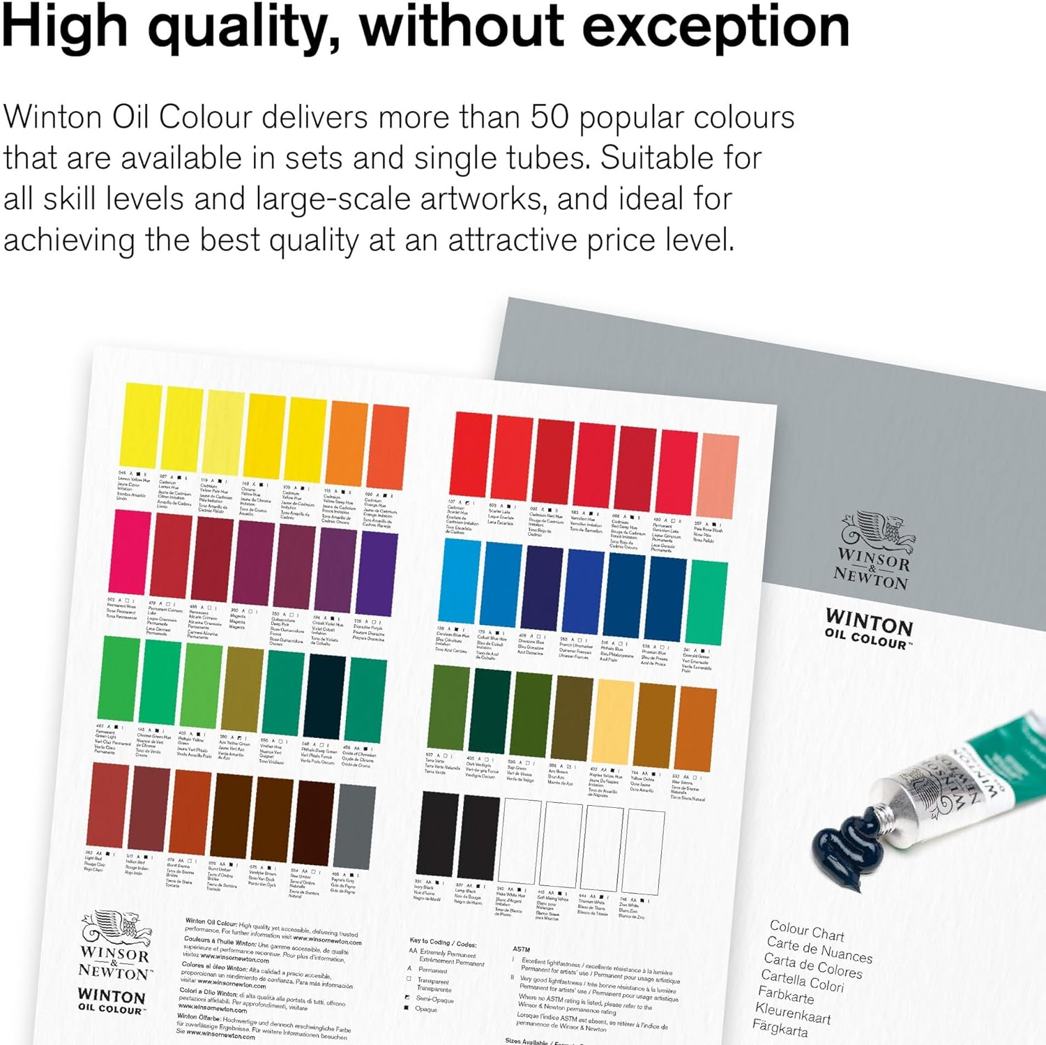 Winsor & Newton Winton Oil Paint Set, 20 Colours in 12 Ml Tubes, for Artists image number 6