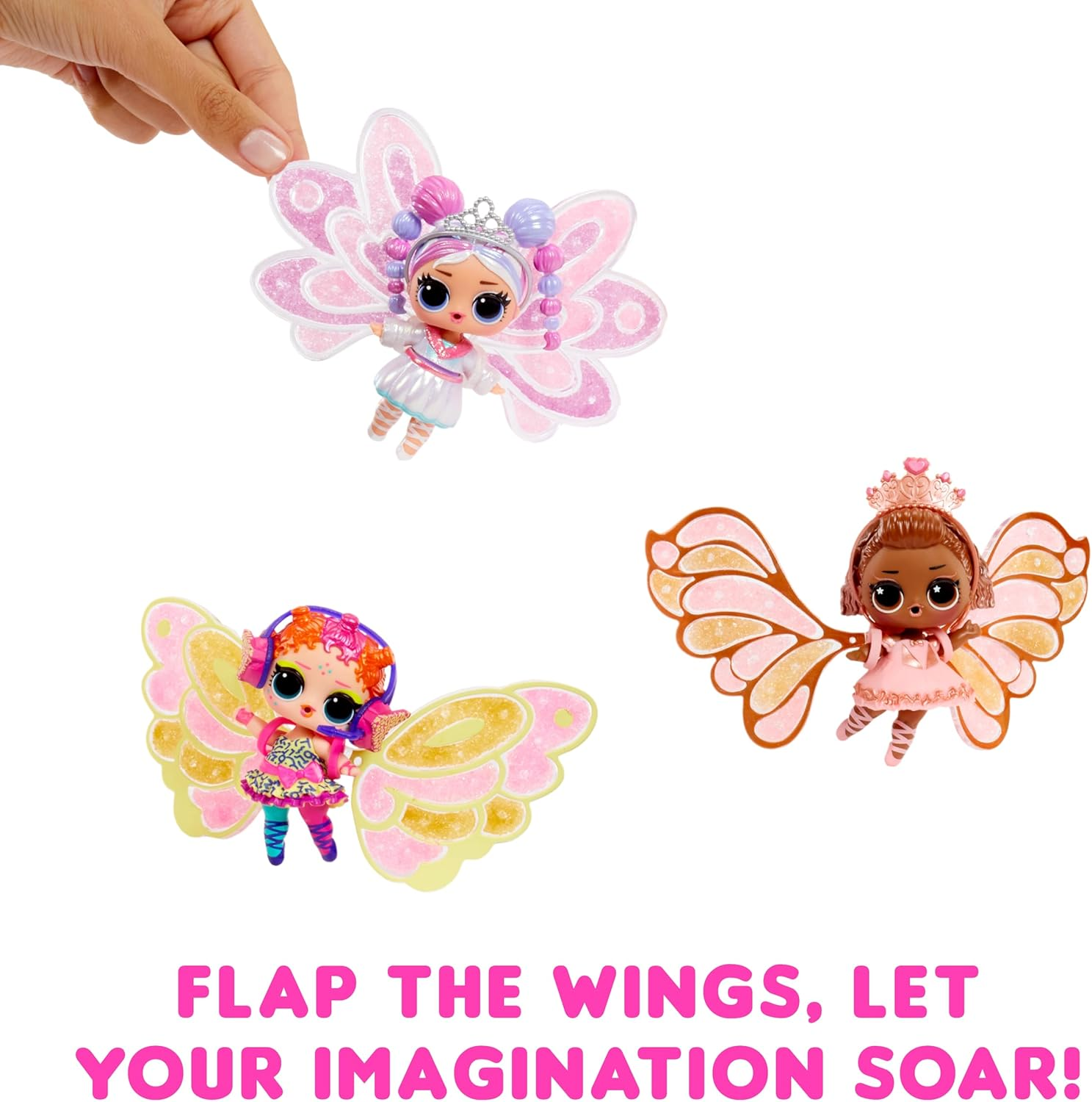 L.O.L. Suprise! Fairies Tots - Includes 1 Doll, Blind Packaging, 8 Dolls to Collect, Customise Fairy Wings for Your Tots, Ideal Present for Kids Ages 4+ image number 5