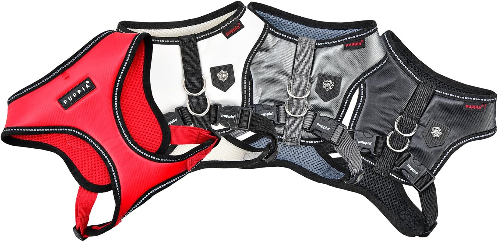 Puppia Legacy Dog Harness, Grey Medium image number 3