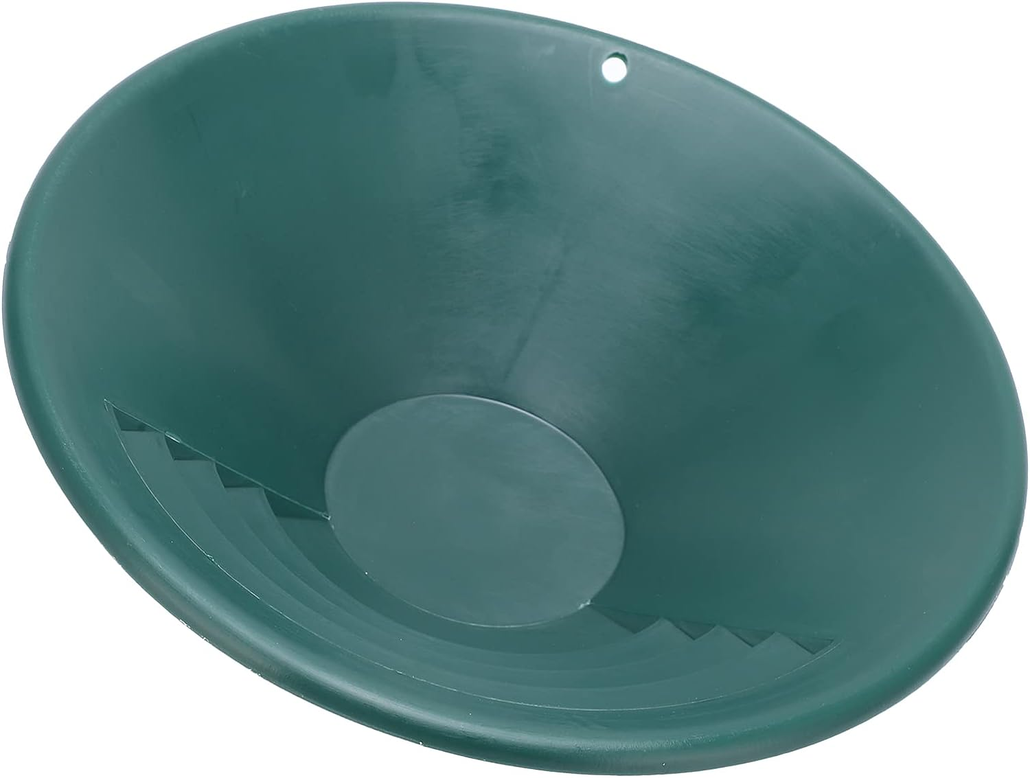 Gold Panning Tool, ABS Gold Pan Green Enhancing the Visibility of Gold for River for Water Source for Inaccessible Mountains for Creek image number 3