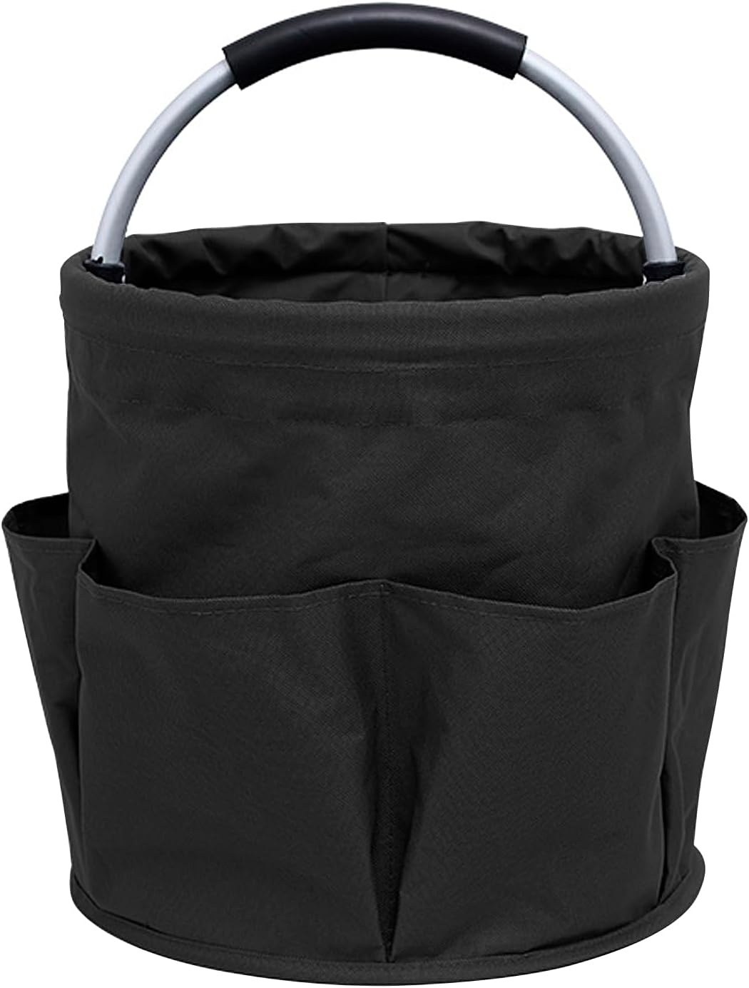 Portable Storage Basket Foldable Cleaning Bag Cleaning Supplies Organiser Soft Storage Bag Practical Storage Basket with Handle for Indoor, Bathroom, Garden image number 3