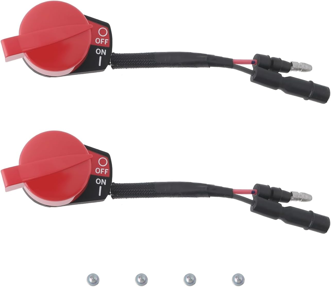Be in Your Mind 2Pcs Engine Stop Switch Lawn Mower Stop Switch with Srew 35120-Z5T-0031 Compatible with Honda GX240 GX270 GX340 GX390 GX340UT2