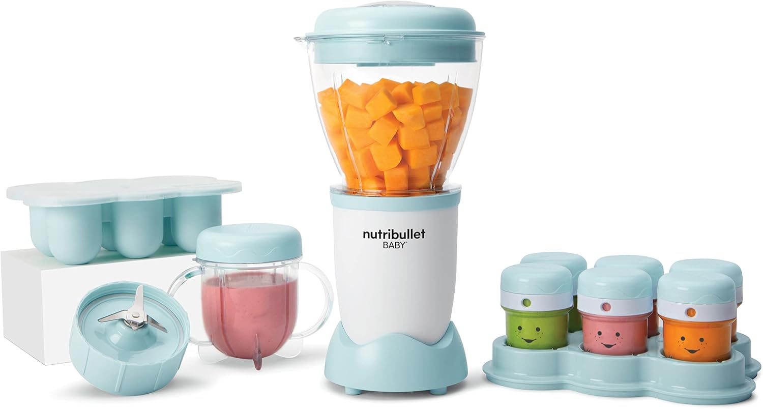 Nutribullet Baby Food Mixer, Electric Mixer, 200 Watt Power, 6 Jars, Freezer Bowl image number 5