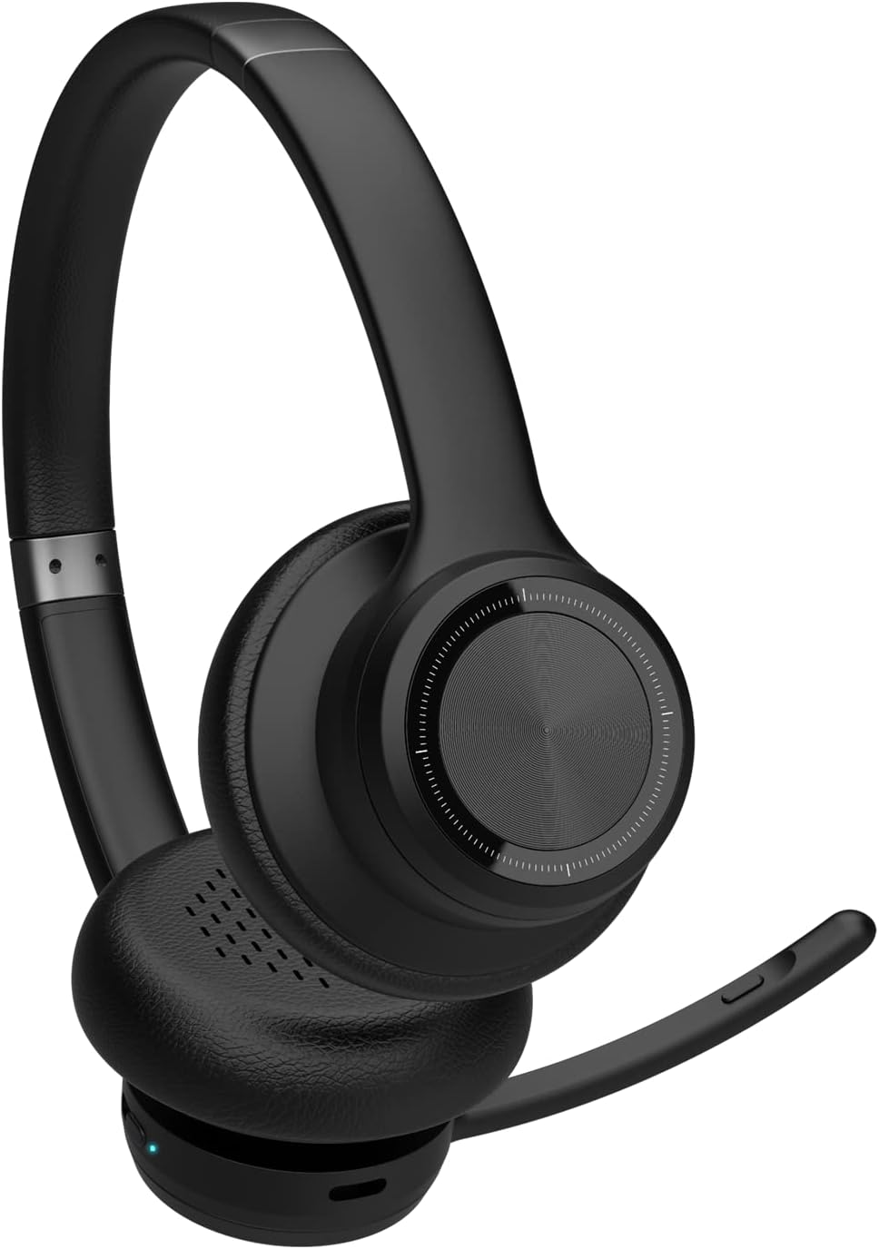 SPC Dreamer Pro Bluetooth Over-Ear Headphones with Microphone, 40 Hours Battery Life, Noise Cancellation, Two Simultaneous Connections, Black