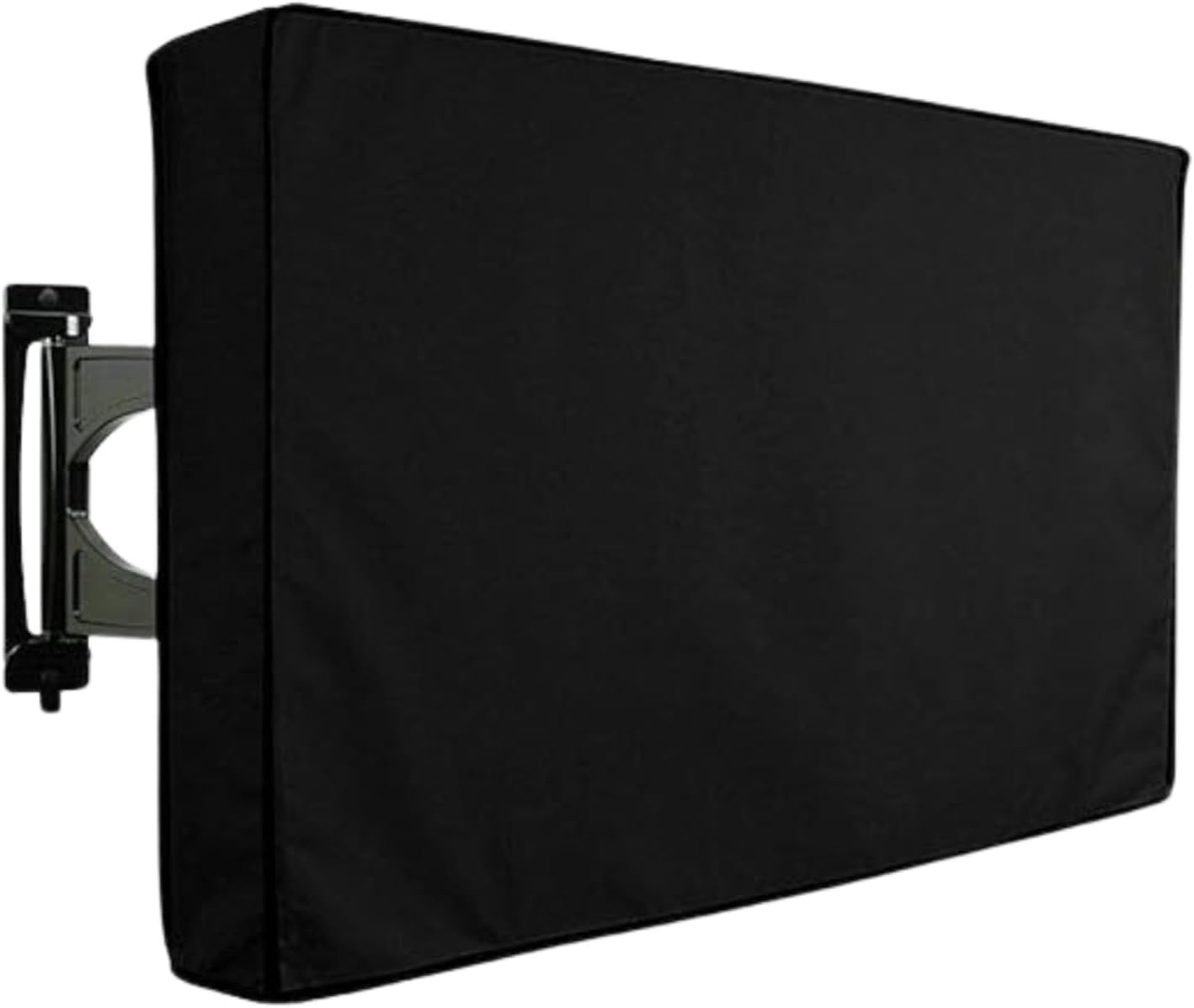 Leona Co Waterproof Outdoor TV Cover for 30-65 Inch TV with Bottom Cover, Dustproof and Weatherproof TV Screen Protectors with Remote Control Pocket for LED, LCD, OLED Flat Screen Tvs (For 55-58" TV)