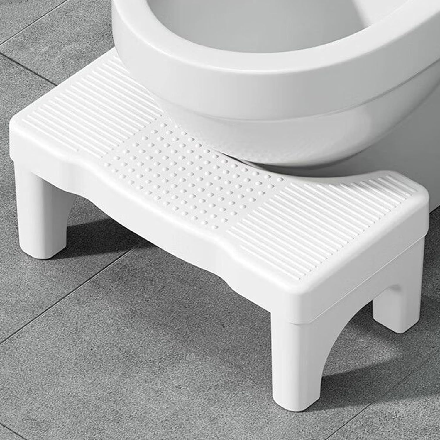 Stool for Toilet - Potty Squatty Stool for Adults - Non-Slip Step Space-Saving Tools, Potty Training Footstool for Squatting Posture, Kids, Elderly, Adults image number 3
