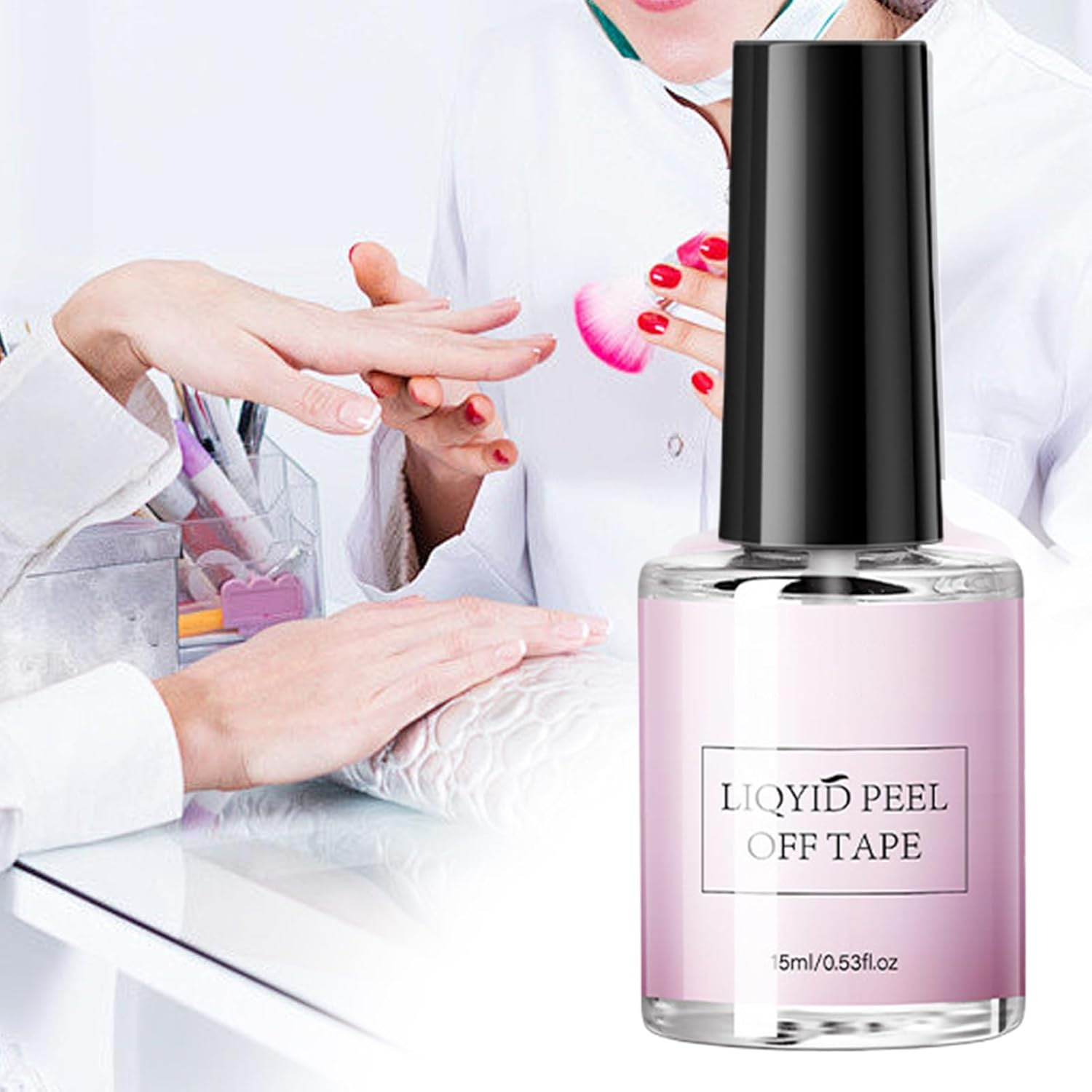 Rrlihjgu Peel off Base Coat | Nail Polish Peelable Gel,Glue Manicure 15Ml Dry Fast for Beauty Personal Daily Home Wedding Carnival image number 2