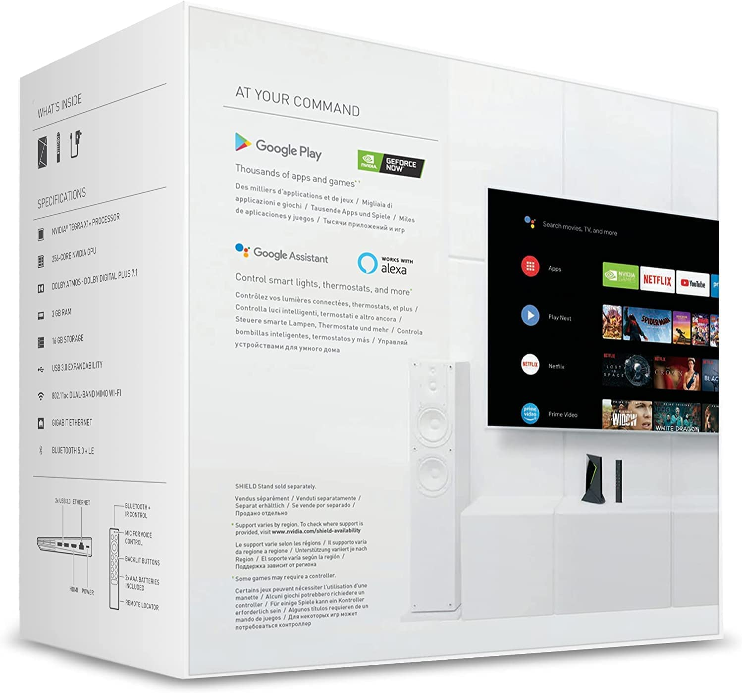 NVIDIA Shield TV Pro 4K HDR Android TV Streaming Media Player, Black image number 2