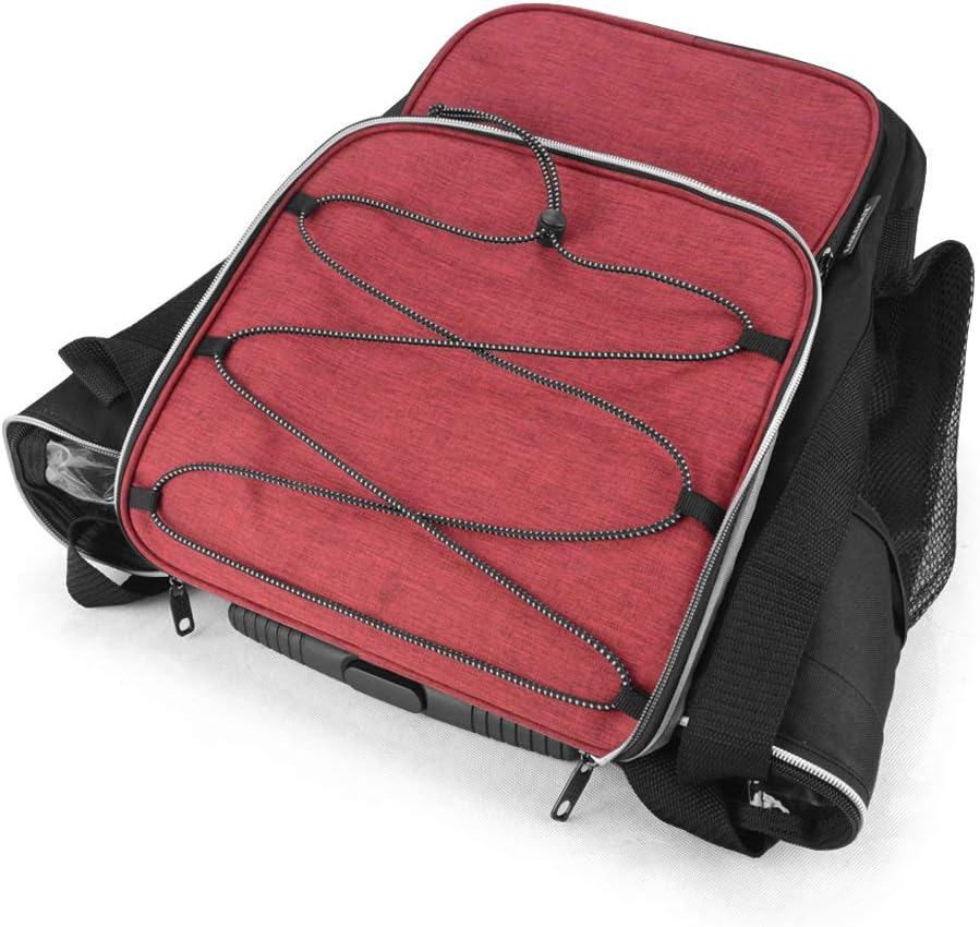 36L Foldable Rolling Picnic Cooler Bags Wheeled Outdoor Cooler Bags on Wheels image number 5