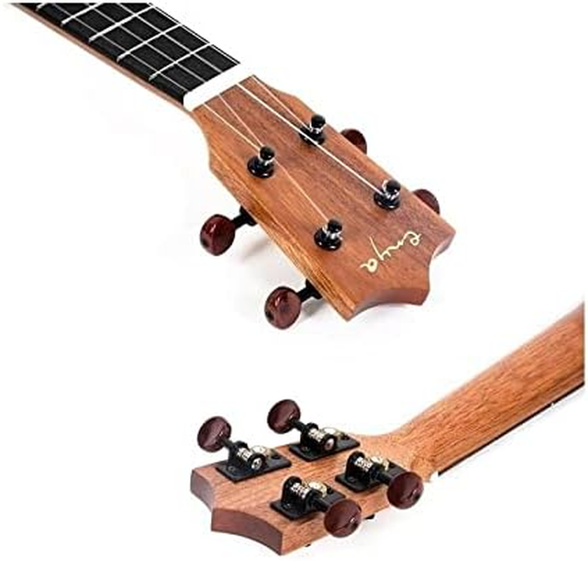Enya EUR-X1 HPL round Soprano Ukulele with Gig Bag and Accessories Capo Strap image number 6