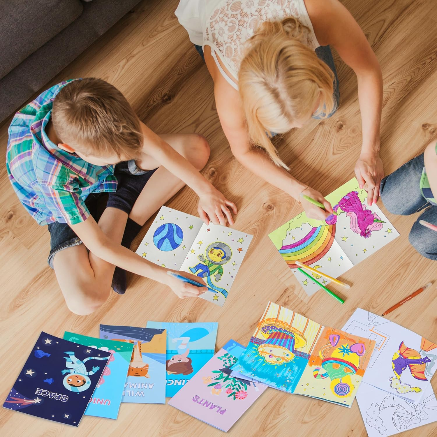 JOYIN 24 Pieces Mix Colouring Books for Children Aged 4-8, Bulk Mini Colouring Activity Books for Party Favours Birthday Party Gifts, Classroom Goodie Bags Stuffers Travel Boys Girls image number 2