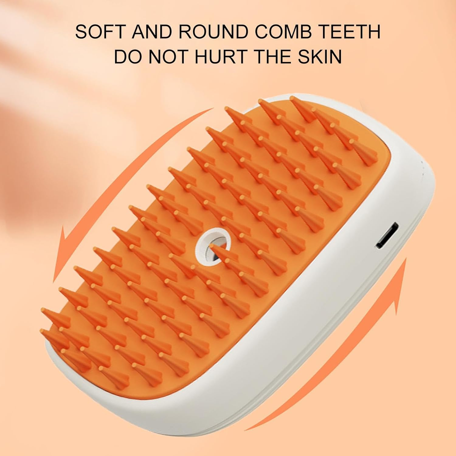 Steamy Cat Brush | Dog Brush Hair Brush - Steaming Brush Spray Comb, Dog Grooming Brush Massage, Cat Steamer Cleaning Brush for Dogs Cats image number 6