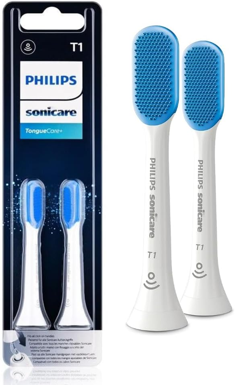 PHILIPS Sonicare Tonguecare+ Sonic Powered Tongue Brushes with Brushsync Mode Pairing, Latex Free, White, HX8072/01 image number 3