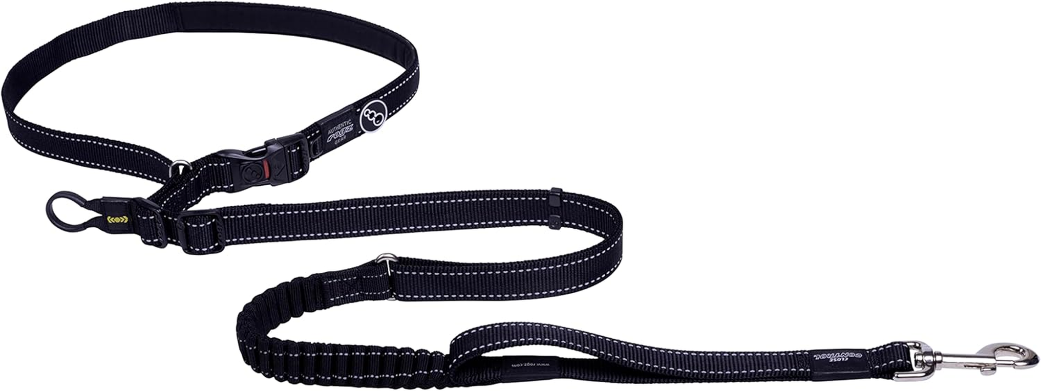 Rogz Classic Handsfree Dog Leads Black Medium image number 6