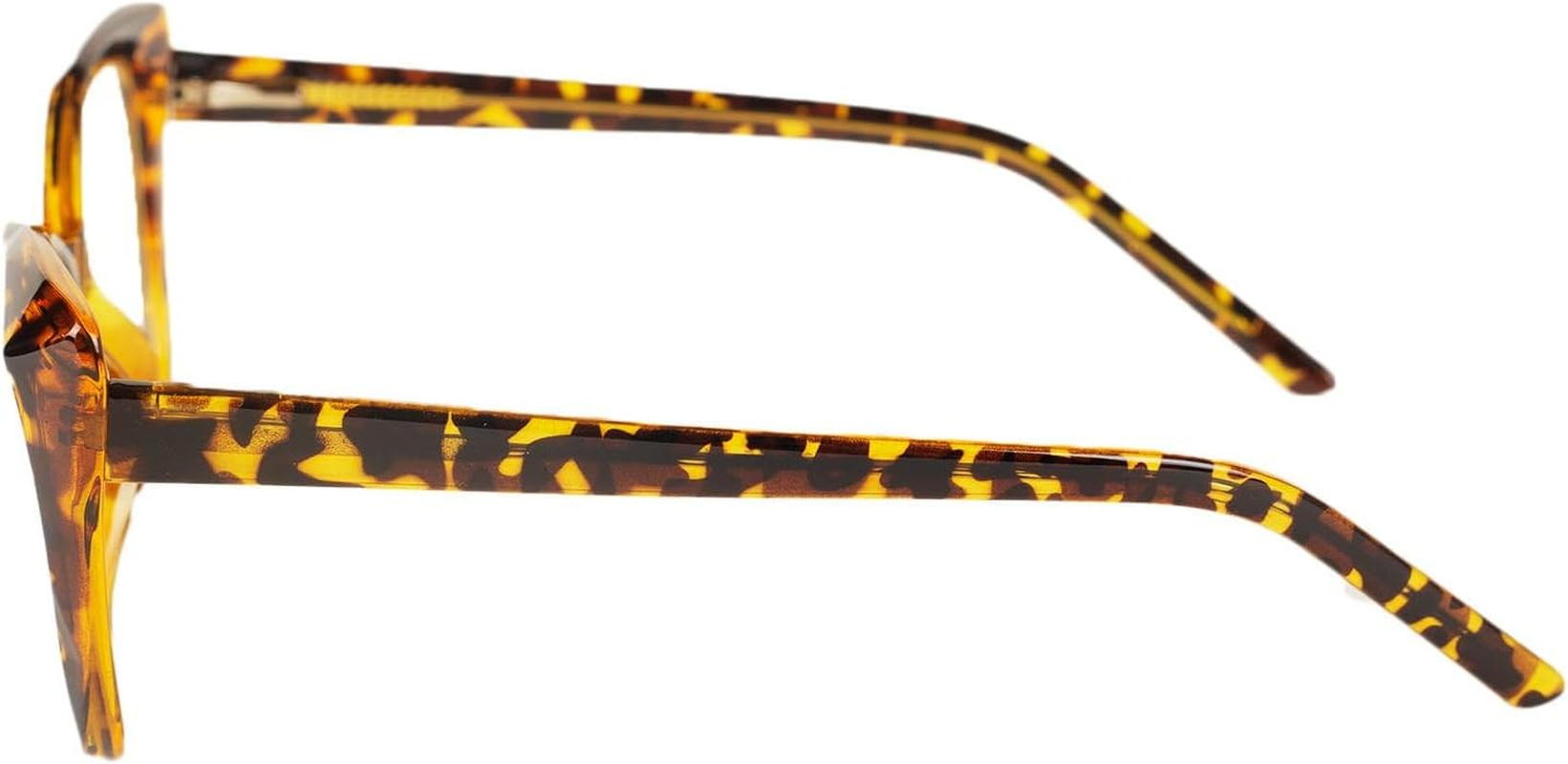 Ib-Ip Women'S Classic Black Leopard Cat Eye Glasses Ladies Clear Lens Eyeglasses - Black image number 5