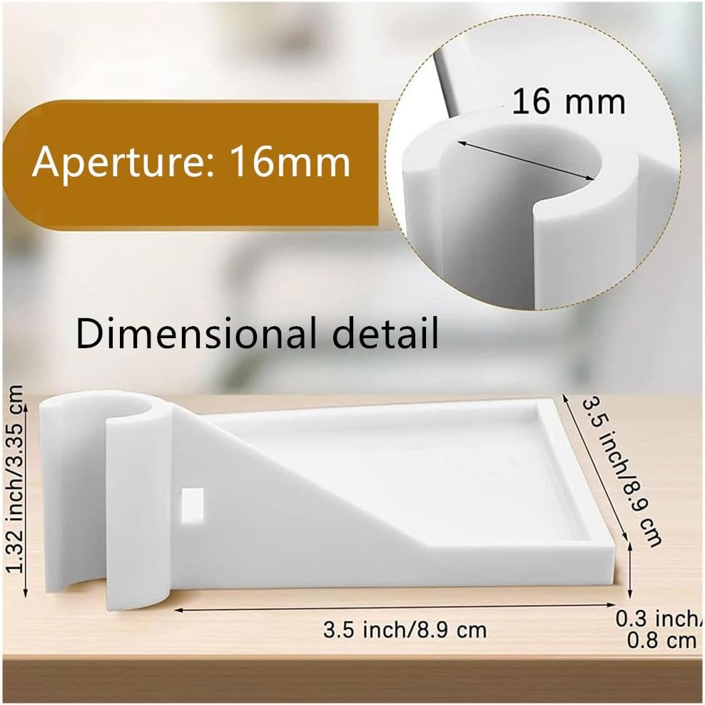 16 Mm Grow Tent Corner Shelf, 4 PCS Grow Tent Accessories,Grow Tent Corner Frame Tent Shelves,White Grow Tent Shelves for Place the Hygrometer Camera and Planting Equipment image number 1