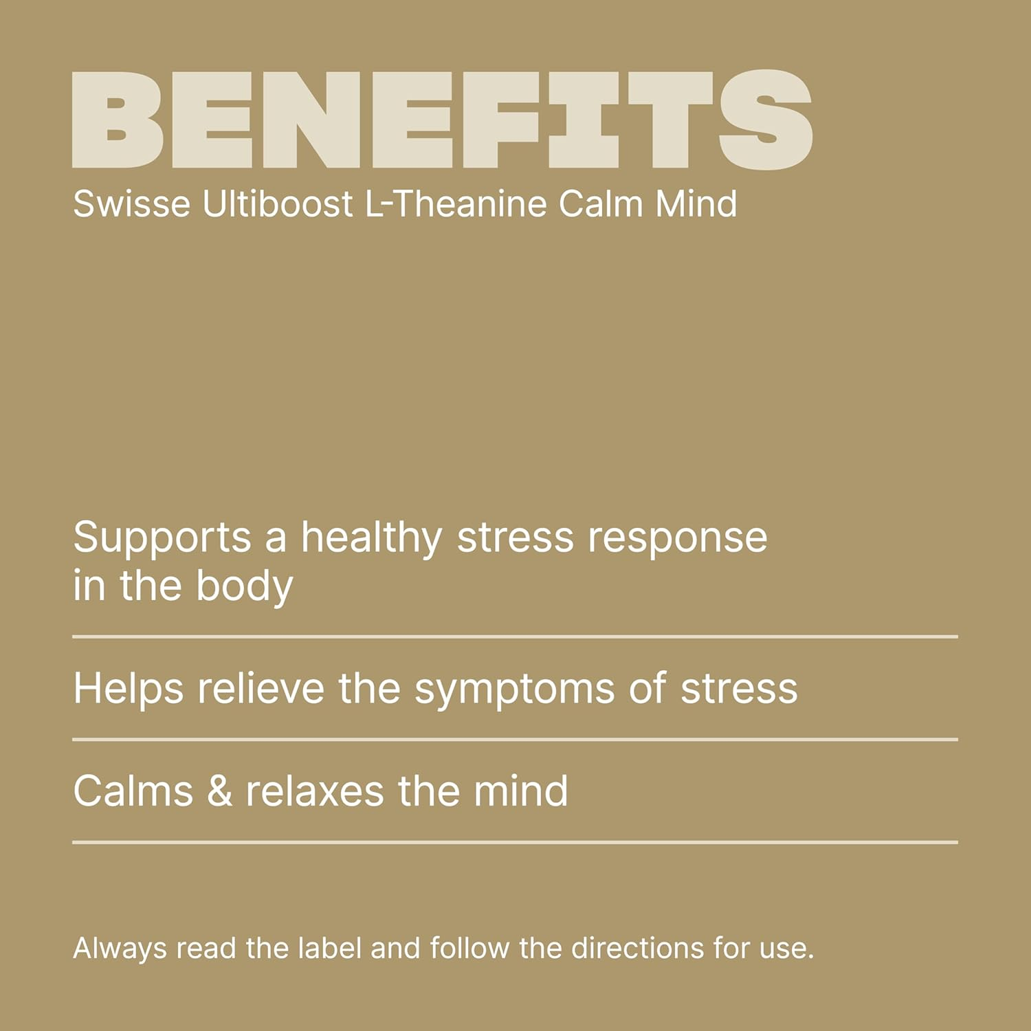 Swisse Ultiboost L-Theanine Calm Mind 50 Capsules image number 3