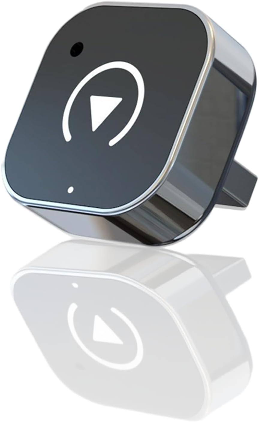 Wireless for Carplay Adapter 2025-Mini USB Auto Adapter Converts Wired to Wireless, Plug-And-Play for Vehicles with Factory Carplay, Connection for Iphone 6+ & a Iosndroid 11+ Systems (2017+Cars) image number 1