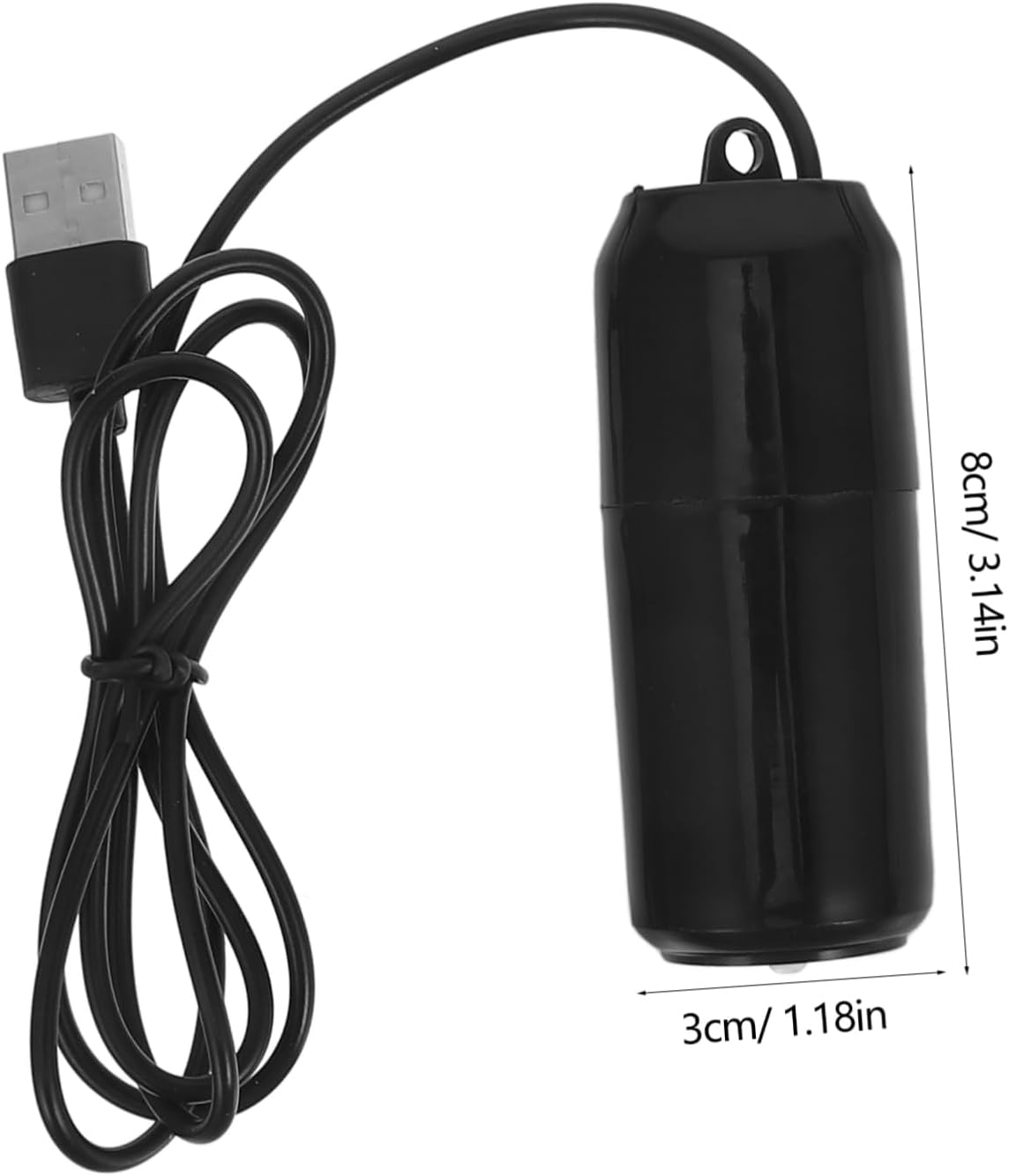 Ipetboom Small USB Aquarium Air Pump Portable Oxygen Aerator Plastic Fish Tank Accessory Quiet Operation for Home and Outdoor Fishing Supplies image number 5