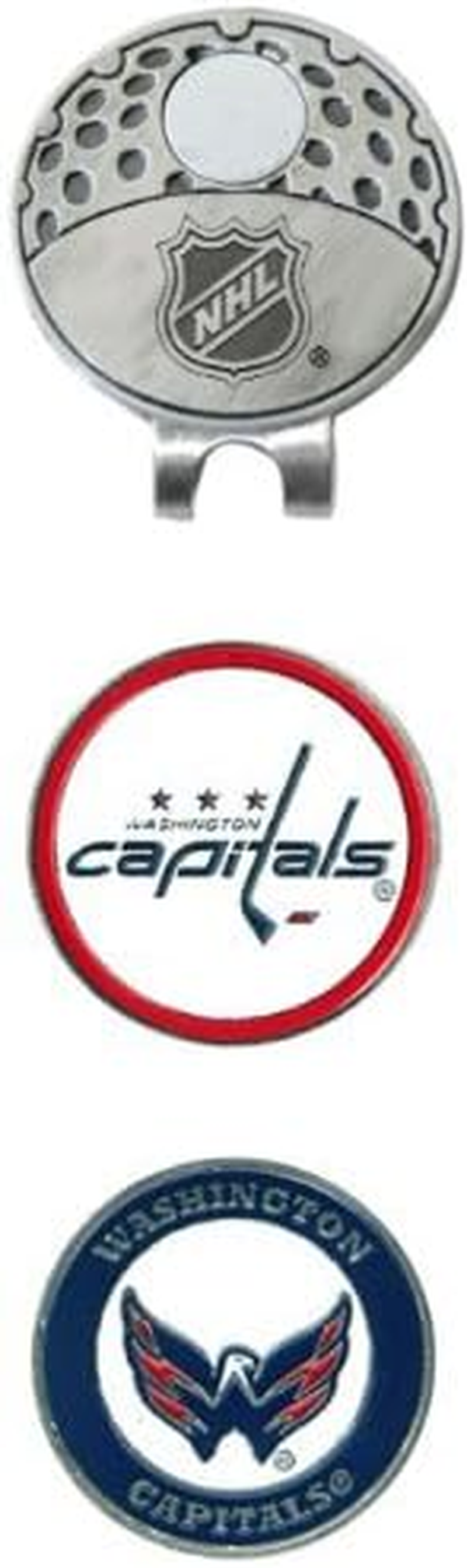 Team Golf NHL Golf Cap Clip with 2 Removable Double-Sided Enamel Magnetic Ball Markers, Attaches Easily to Hats image number 6