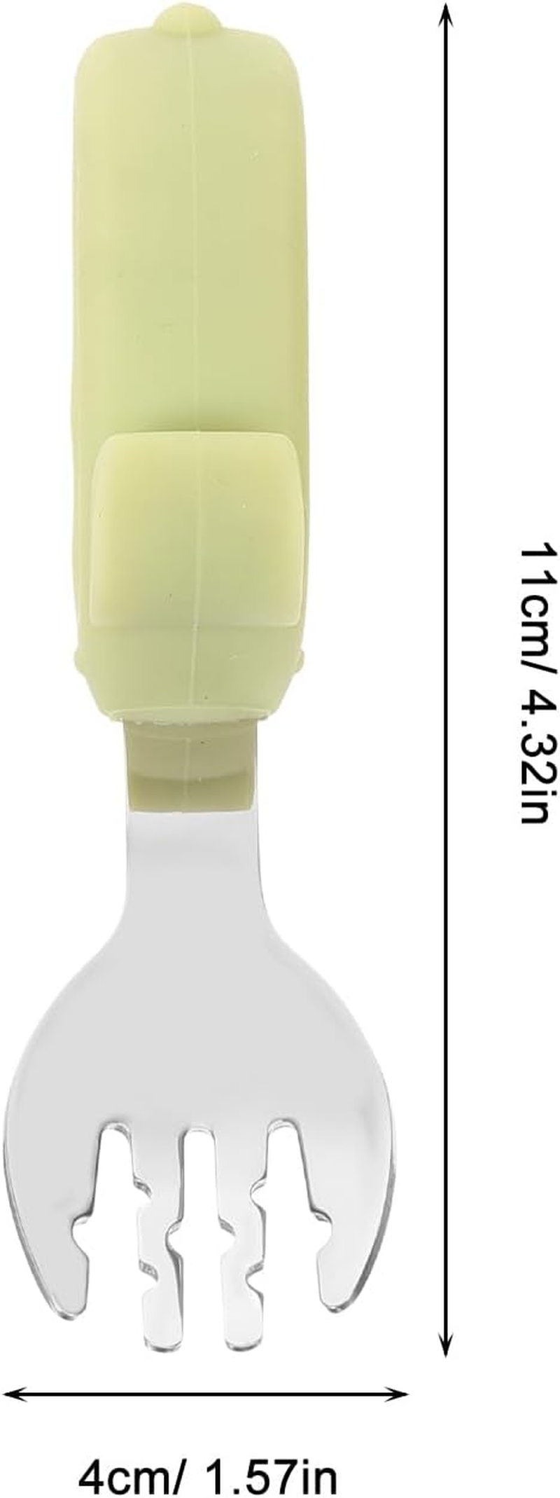 Toddler Utensils Set Toddler Training Fork & Spoon with Storage Box, Short Handle for Travel Home image number 1