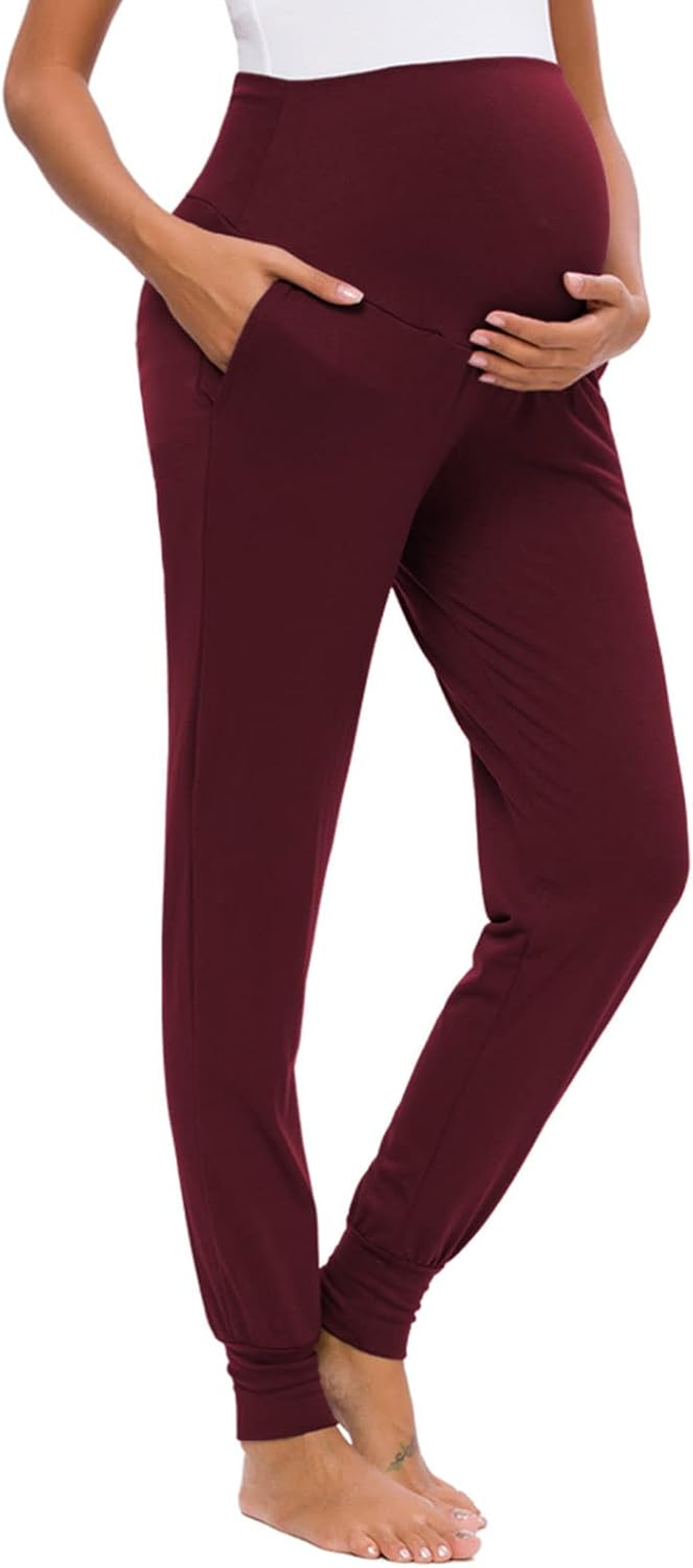 Liu & Qu Maternity Women'S Casual Pants Stretchy Comfortable Lounge Pants