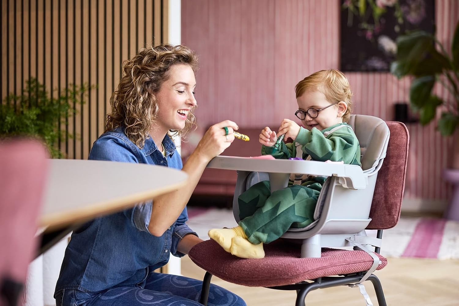 Mother&rsquo;S Choice Willow 4-In-1 Highchair &ndash; Multi-Stage Seating Solution: Highchair, Chair, Booster & Stool, Versatile Baby Feeding Chair Converts to Toddler Seat, Booster & Stool, Timeless Design for Growing Families image number 2