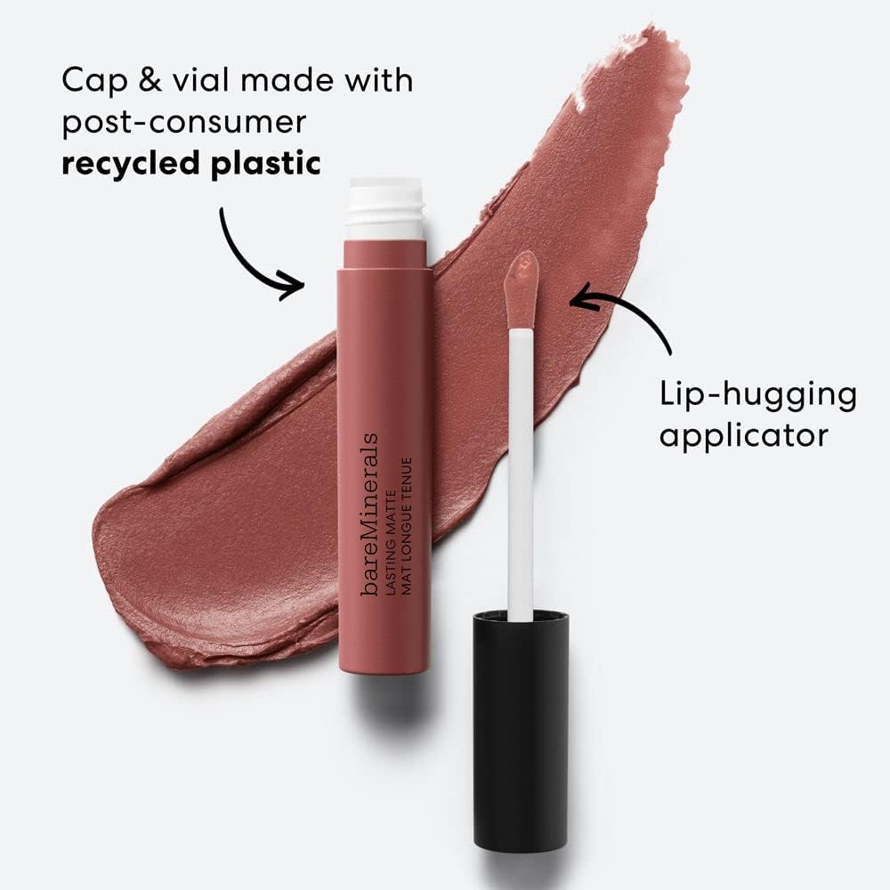 Hydrating Lipstick Bareminerals Mineralist Brave Liquid (4 Ml) - Royal image number 6