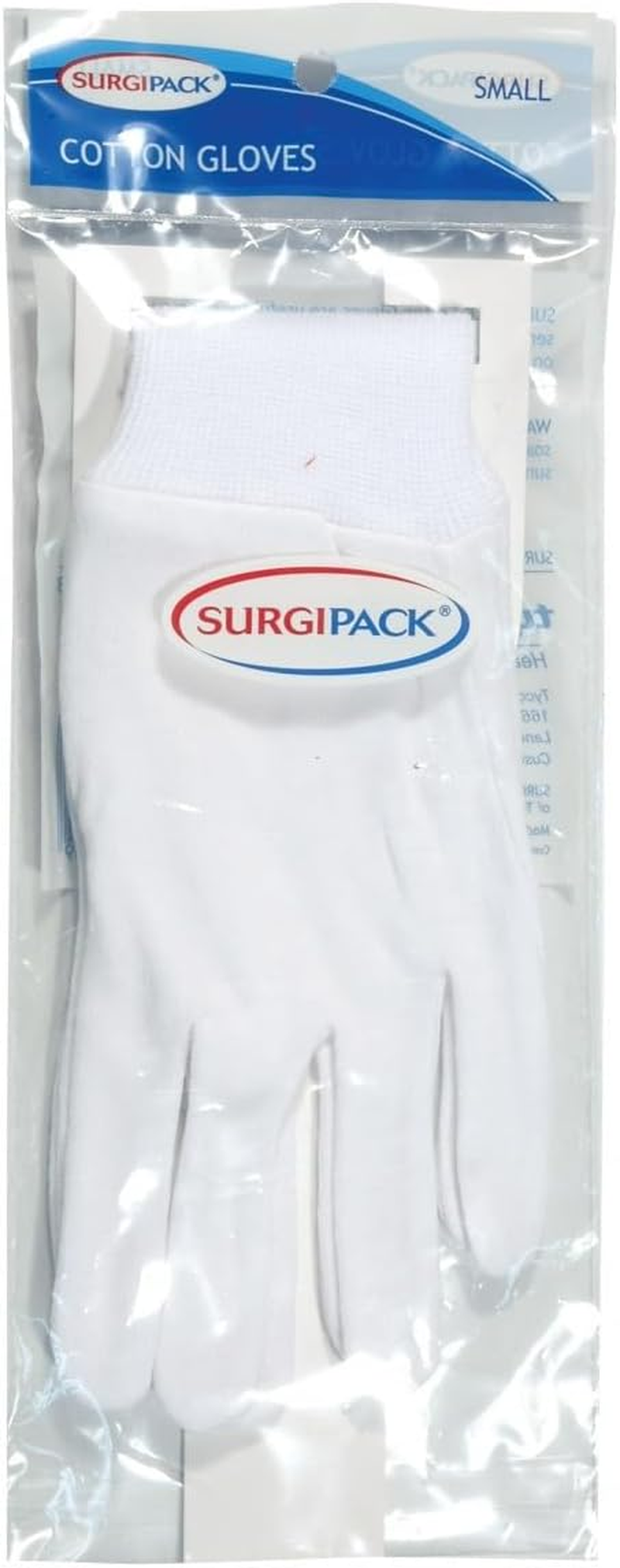 Surgipack 6098 Cotton Short Gloves, Small