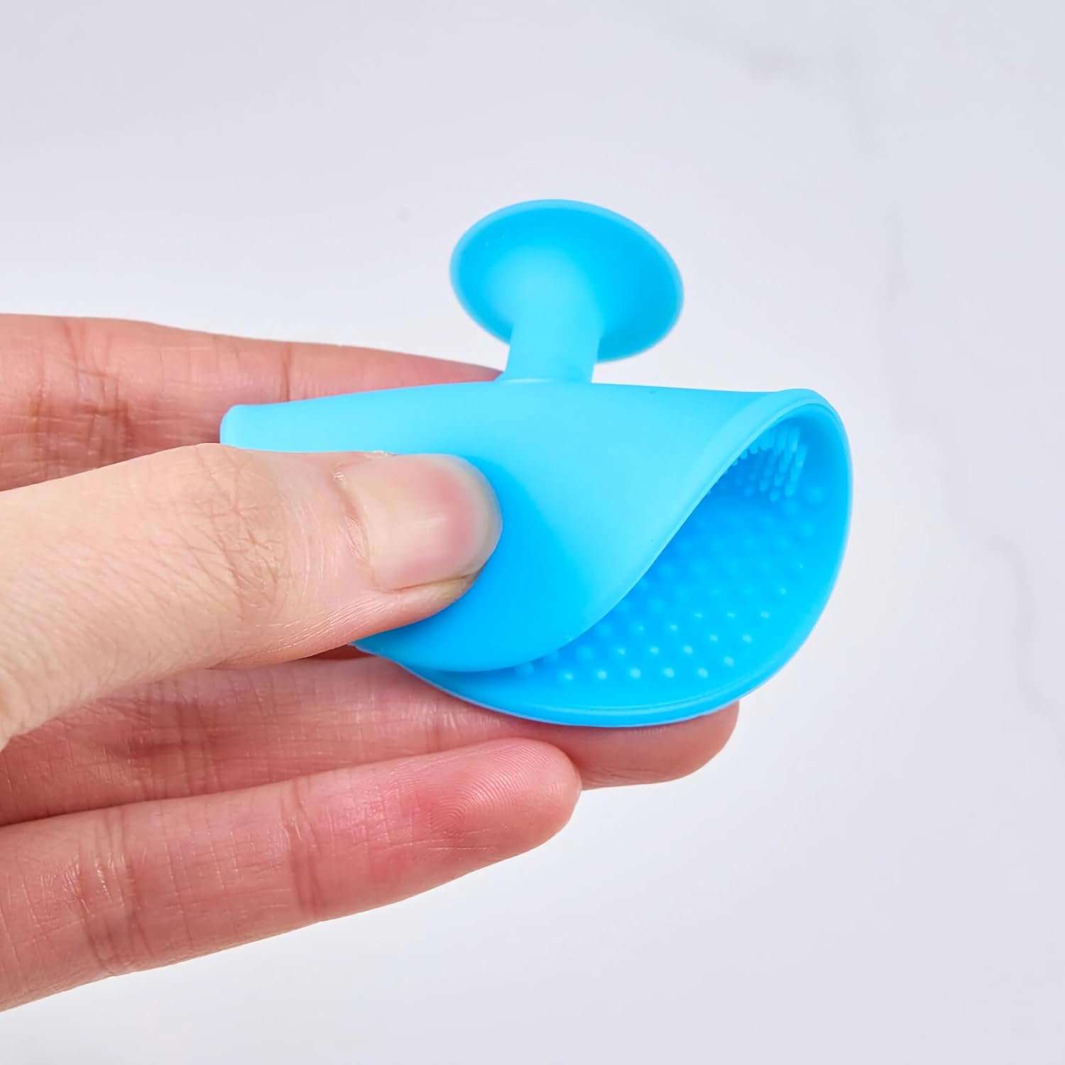 Baby Bath Brush, Baby Cradle Cap Brush, Silicone Massage Brush, Baby Comb, Children'S Comb (3 Pieces) (Blue) image number 1