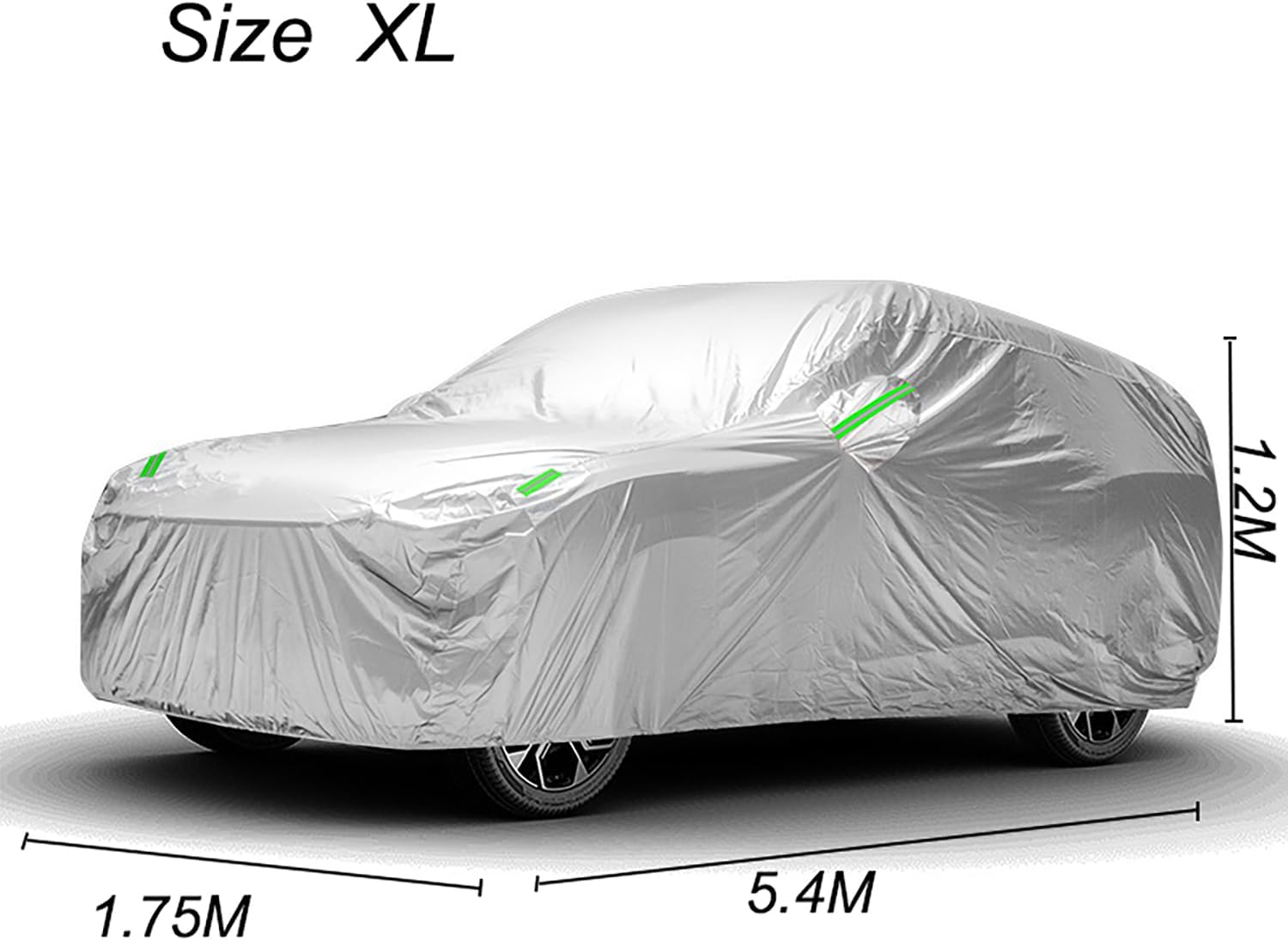 Car Cover Waterproof All Weather,Car Cover Dirtproof, Scratch Resistant, Dustproof,Winter Rain Sun. (XL - 5.4 X 1.75 X 1.2 Meter) image number 5