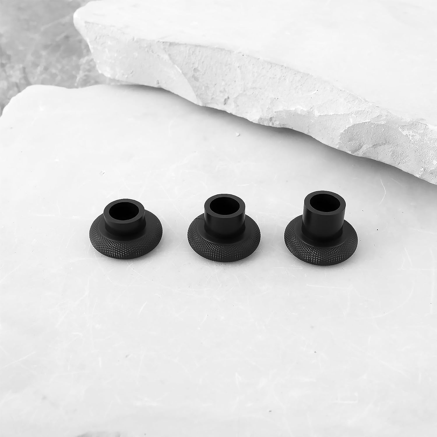 SG Store 6Pcs Game Joystick Thumb Stick Replacement Part Compatible with Xbox Controller 3D Simulation Joystick Black image number 3