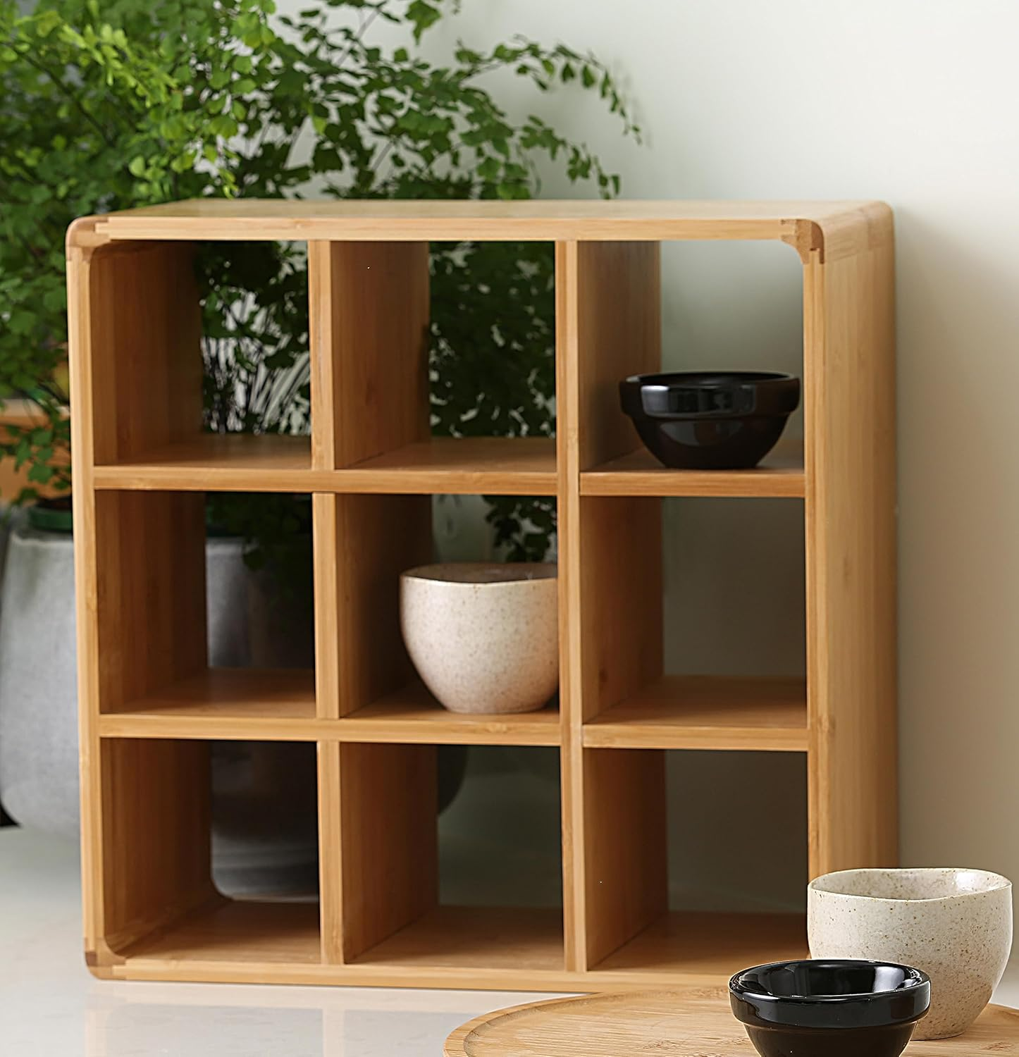 L.T. Williams Bamboo Storage Cube 9 Hole image number 1