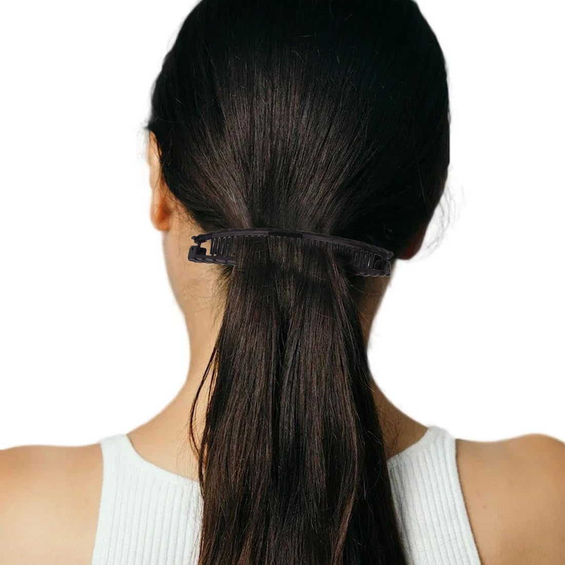 Set of 3 Banana Hair Clips Clincher Banana Clips for Thick Hair - round Hair Clips as Non-Slip Ponytail Holder - Ideal for Women and Girls as Hair Styling Accessories image number 1