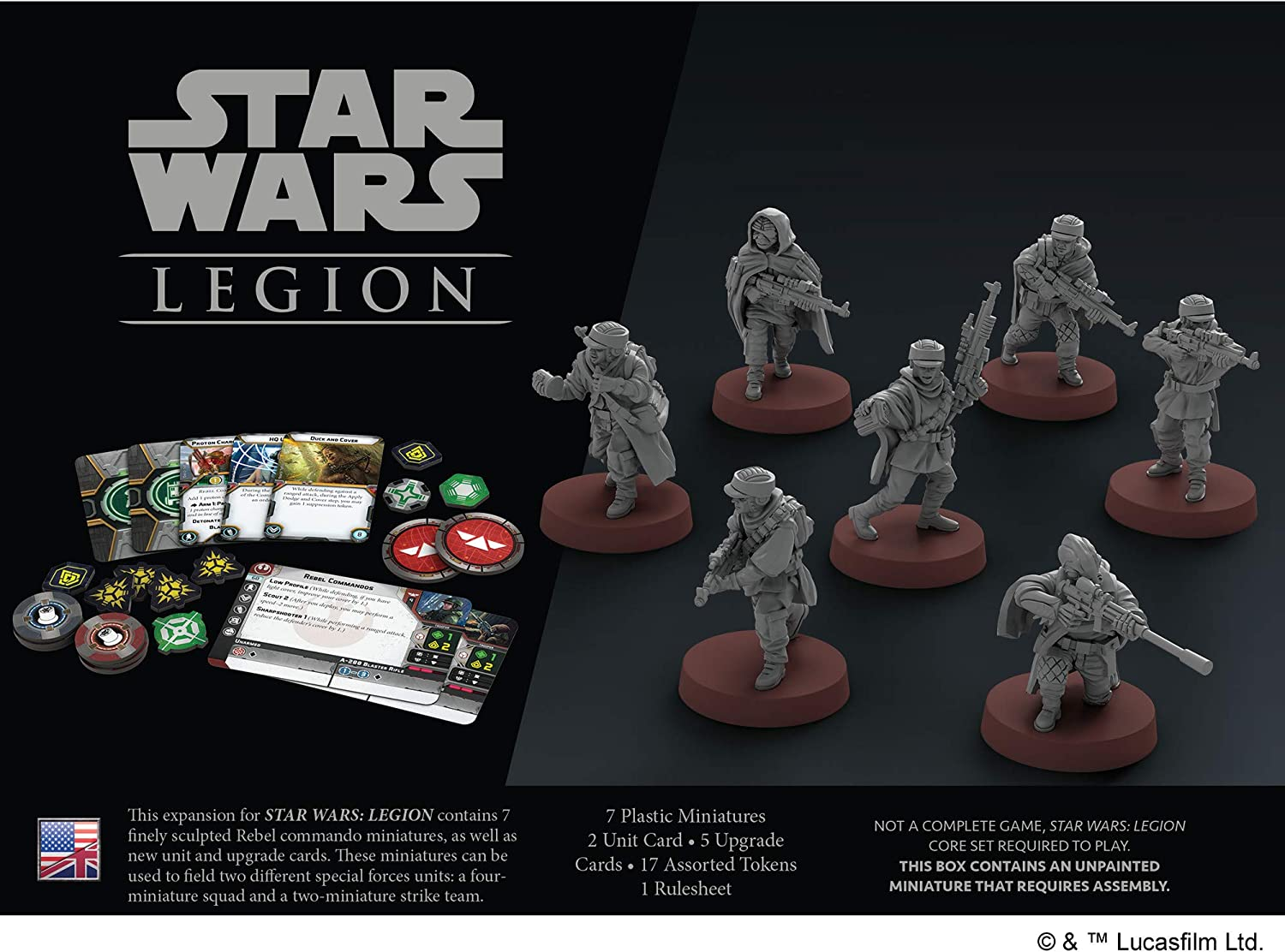 Star Wars Legion: Rebel Commandos Unit Expansion image number 2