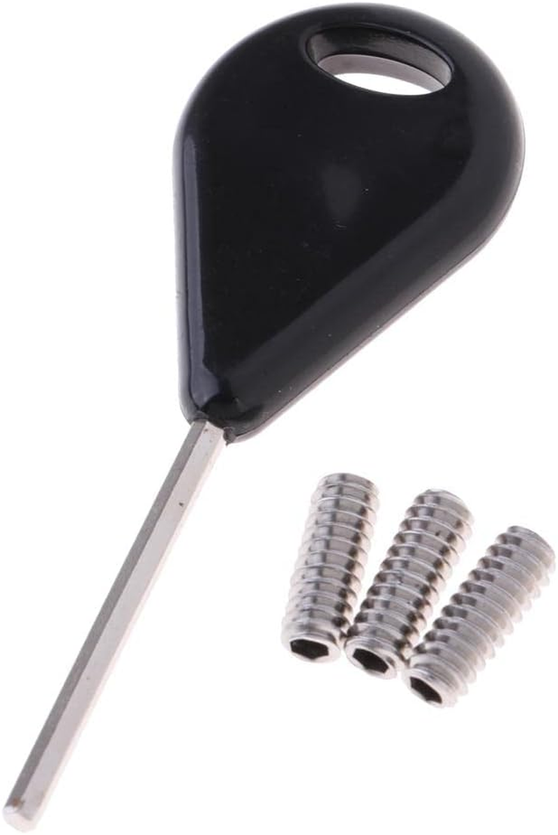 3 Pieces Fin Screws and Hex Key Suit for Surfboard Fin Key Surf Board Tool Surfing Accessory image number 1
