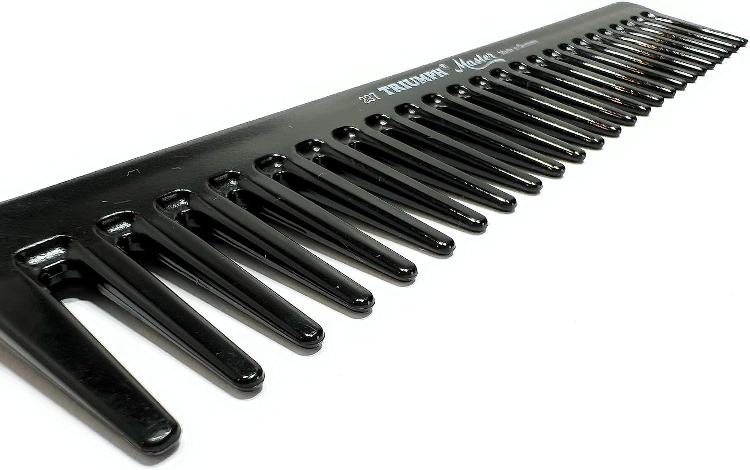 Hercules S&auml;gemann Triumph Master Styling Comb 237 Black 19 Cm Coarse Tooth Pitch (237 Bl)