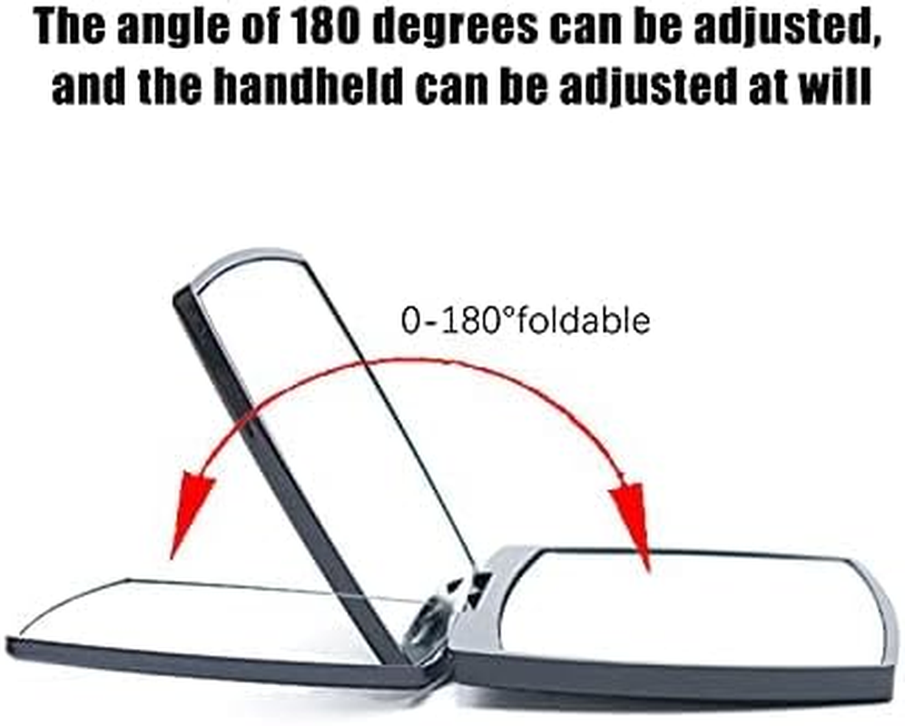 Fashion Compact Vanity Mirror for Women, Elegant Small Compact Mirror 2 X 1 X Magnification,Double Sided Folding Travel Makeup Mirror,Perfect for Purse, Pocket Mirror for Gift - Gold image number 2