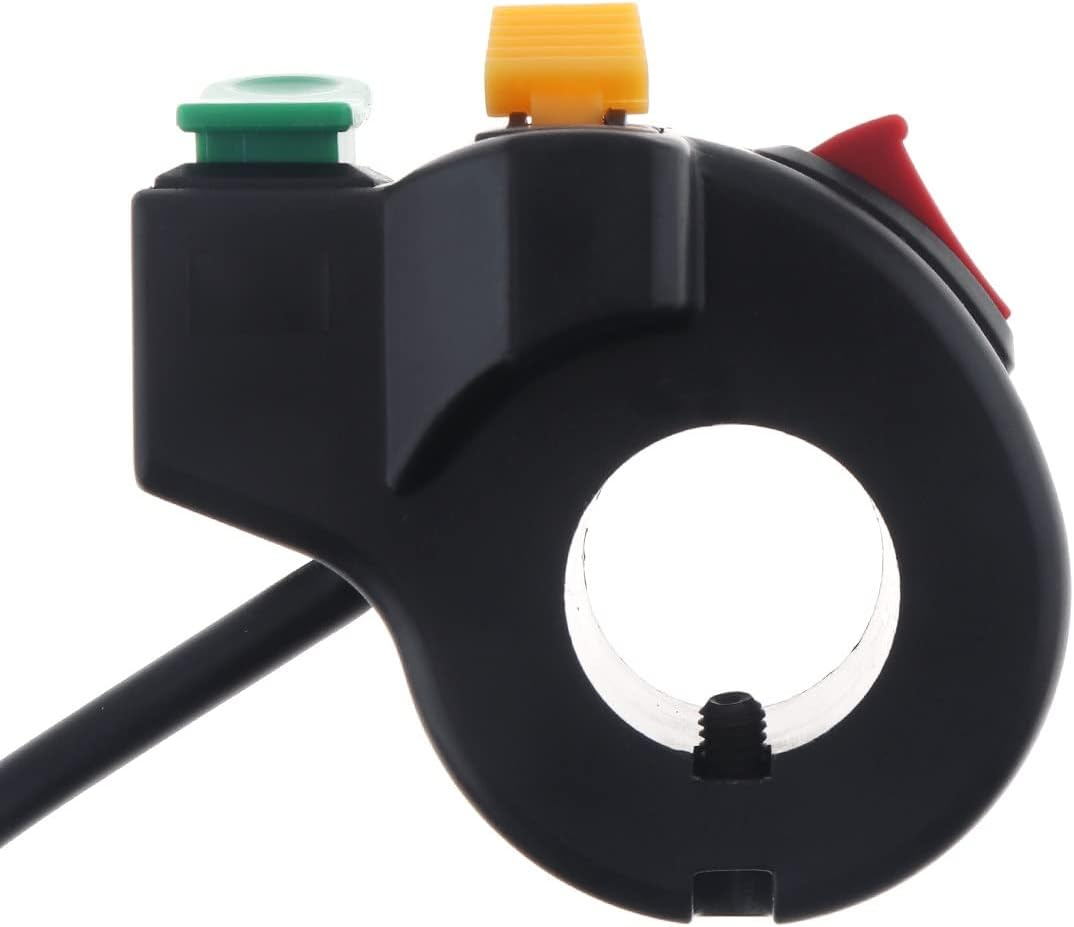 Brake Fog Light Switch for 22Mm Dia Handlebars Motorbike Ac 3 In1 Motorcycle Switch Electric Bike Scooter ATV Quad Light Turn Signal Horn On/Off Button image number 5