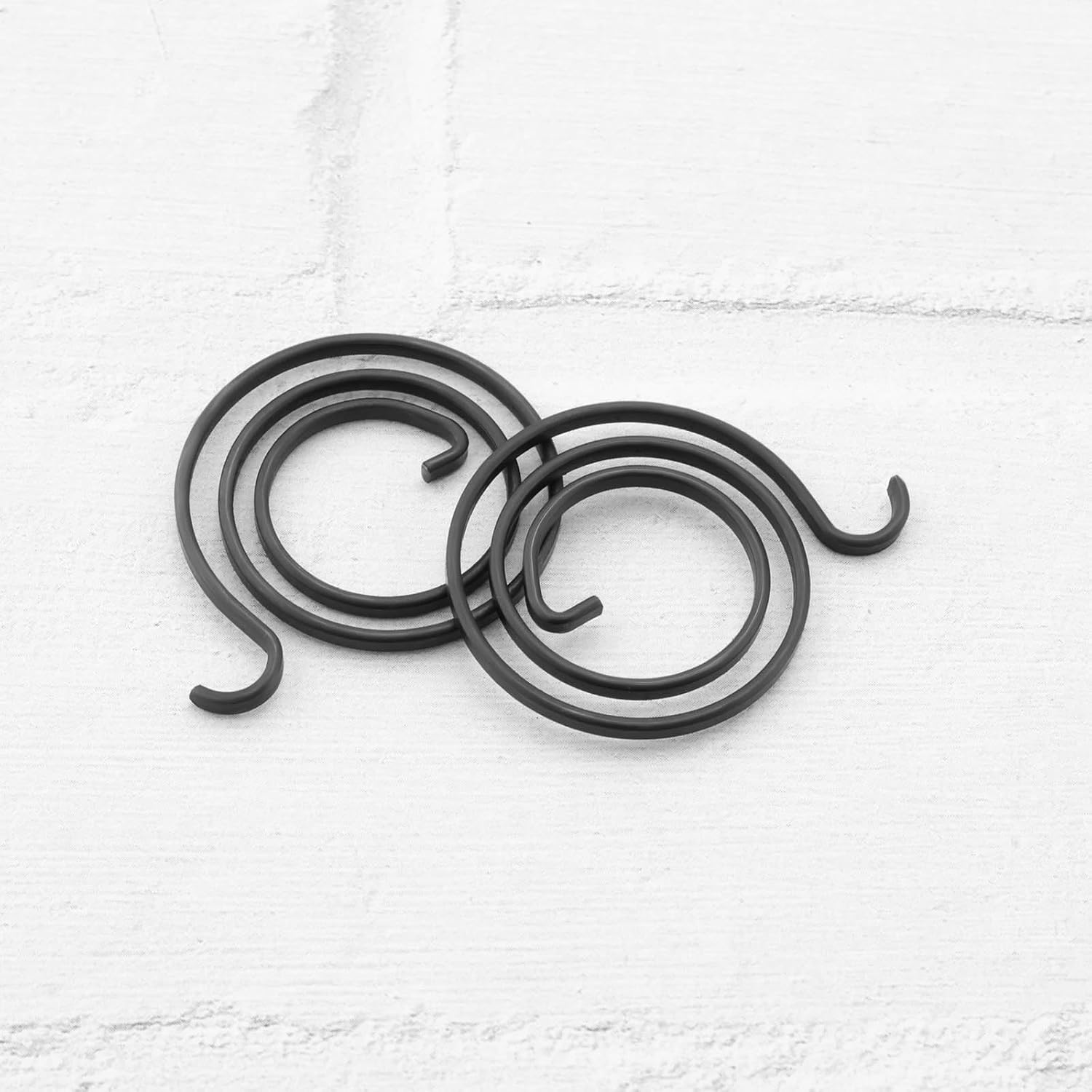 Be in Your Mind 20Pcs Door Handle Spring Repair Kit 2.5 Turn Coil 2Mm Thick 27.5Mm Diameter Coils 1Mm Circlip DIY Door Handle Kit Black Coating image number 5